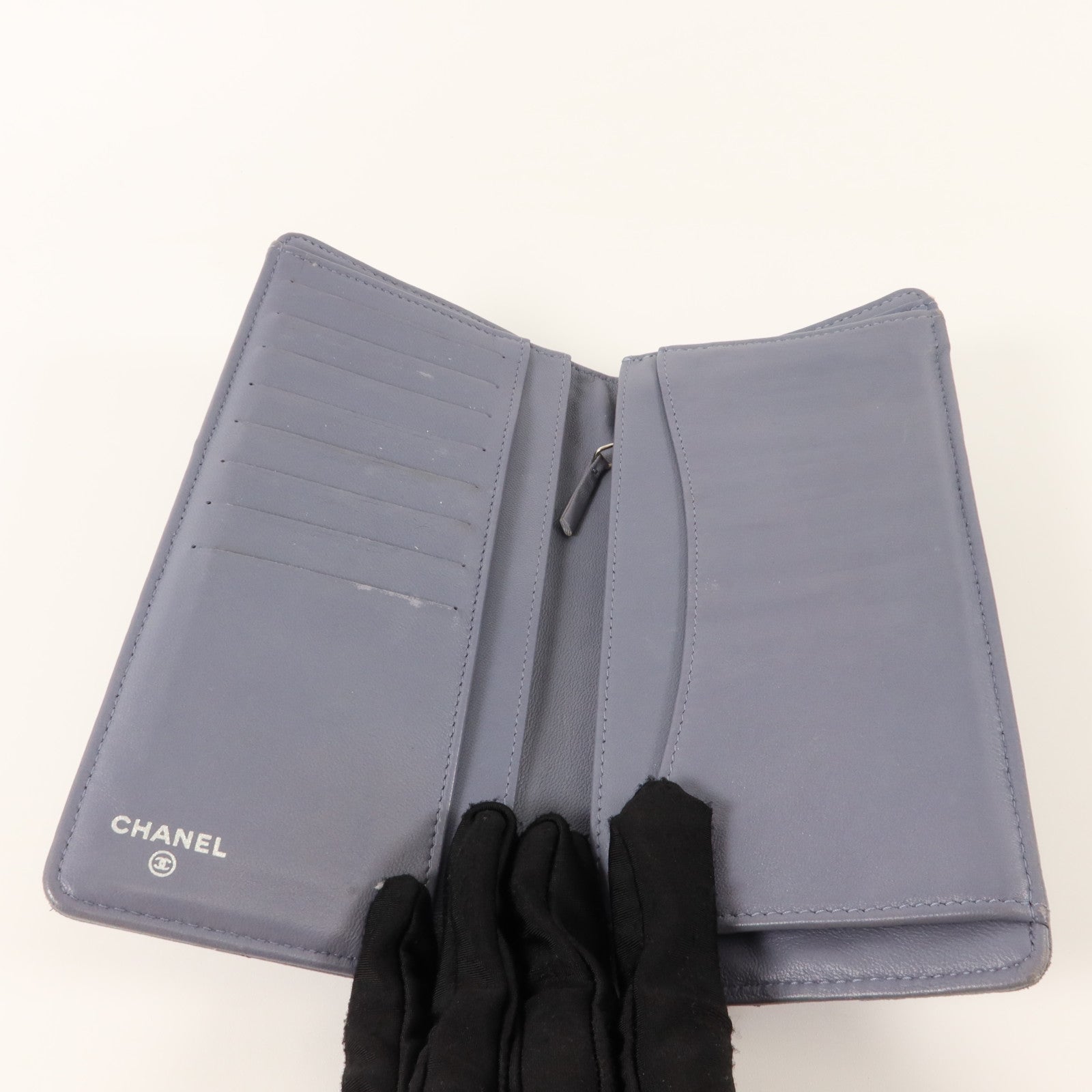 CHANEL 羊皮皮革Long Wallet長錢包