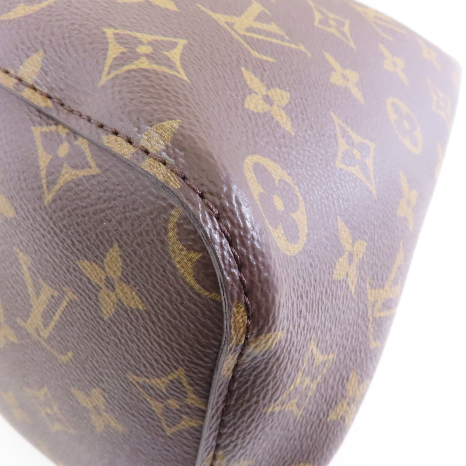 LOUIS VUITTON Monogram Neo Noe  MM金扣肩背袋啡色