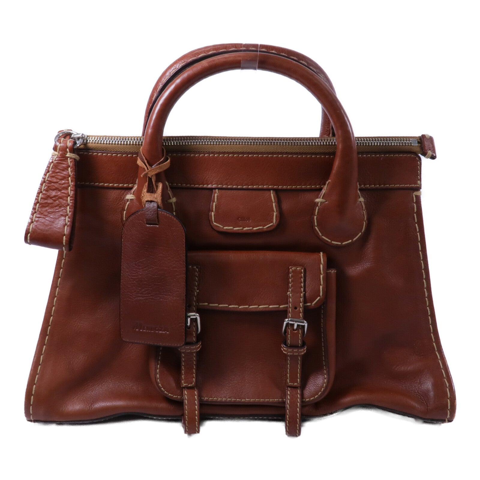 Chloe 牛皮皮革Hand Bag手挽袋
