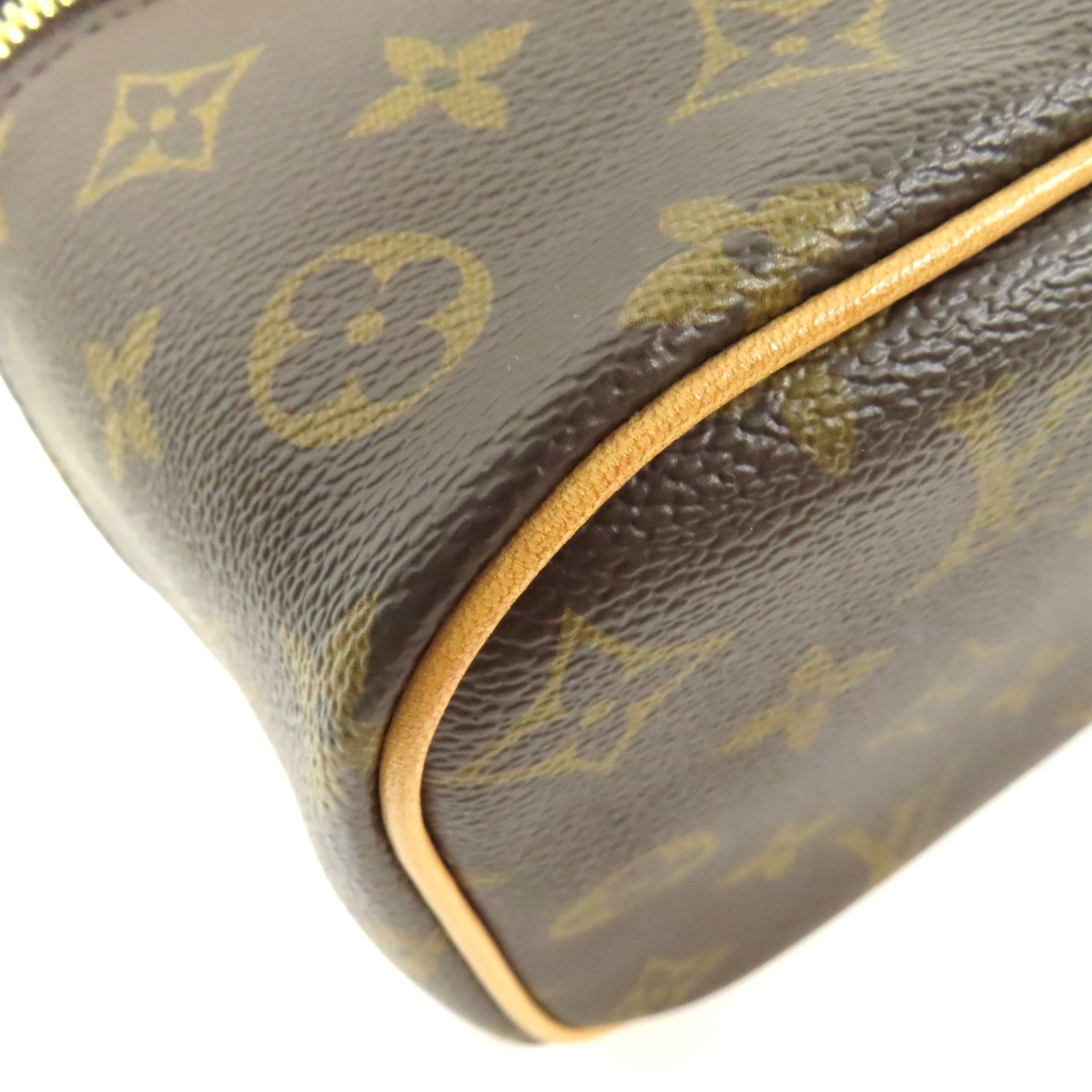 LOUIS VUITTON LV GHW Nice Mini Vanity Bag HandBag M44495 Monogram Brown