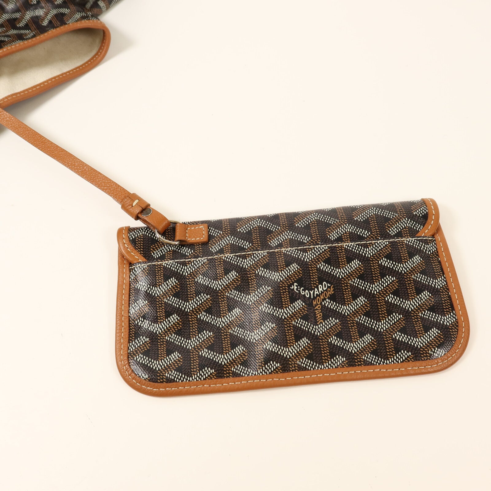 GOYARD 塗層帆布Saint Louis GM銀扣手挽袋