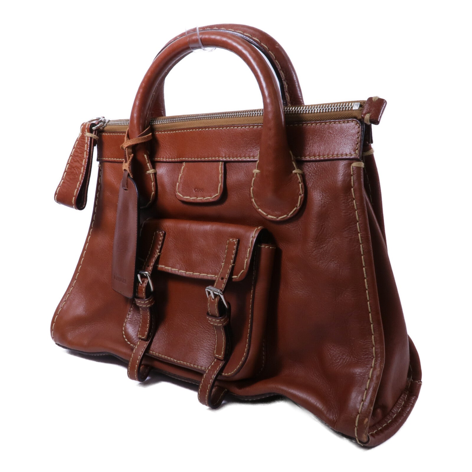 Chloe 牛皮皮革Hand Bag手挽袋