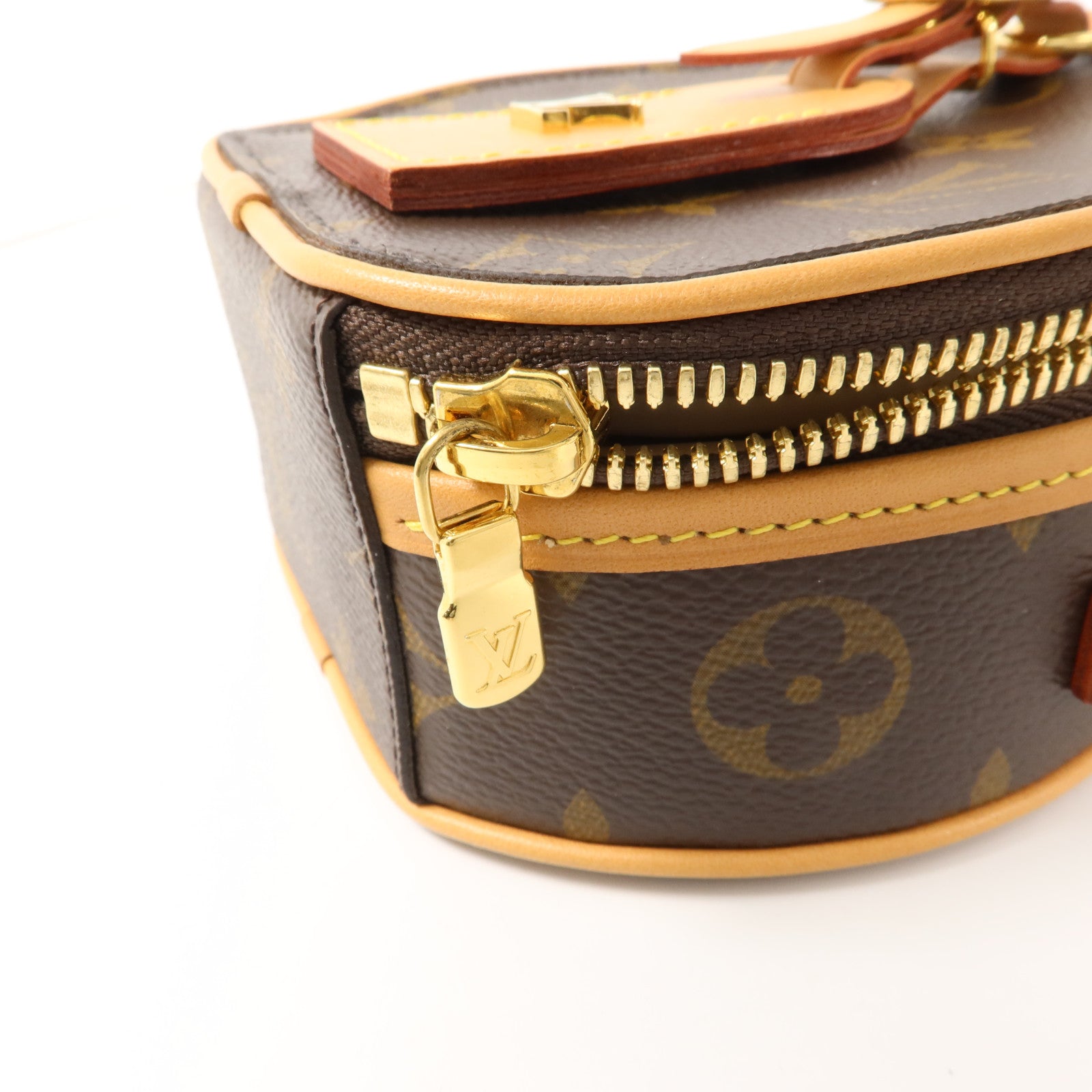 LOUIS VUITTON Monogram Mini Boite Chapeau金扣手挽肩背兩用袋