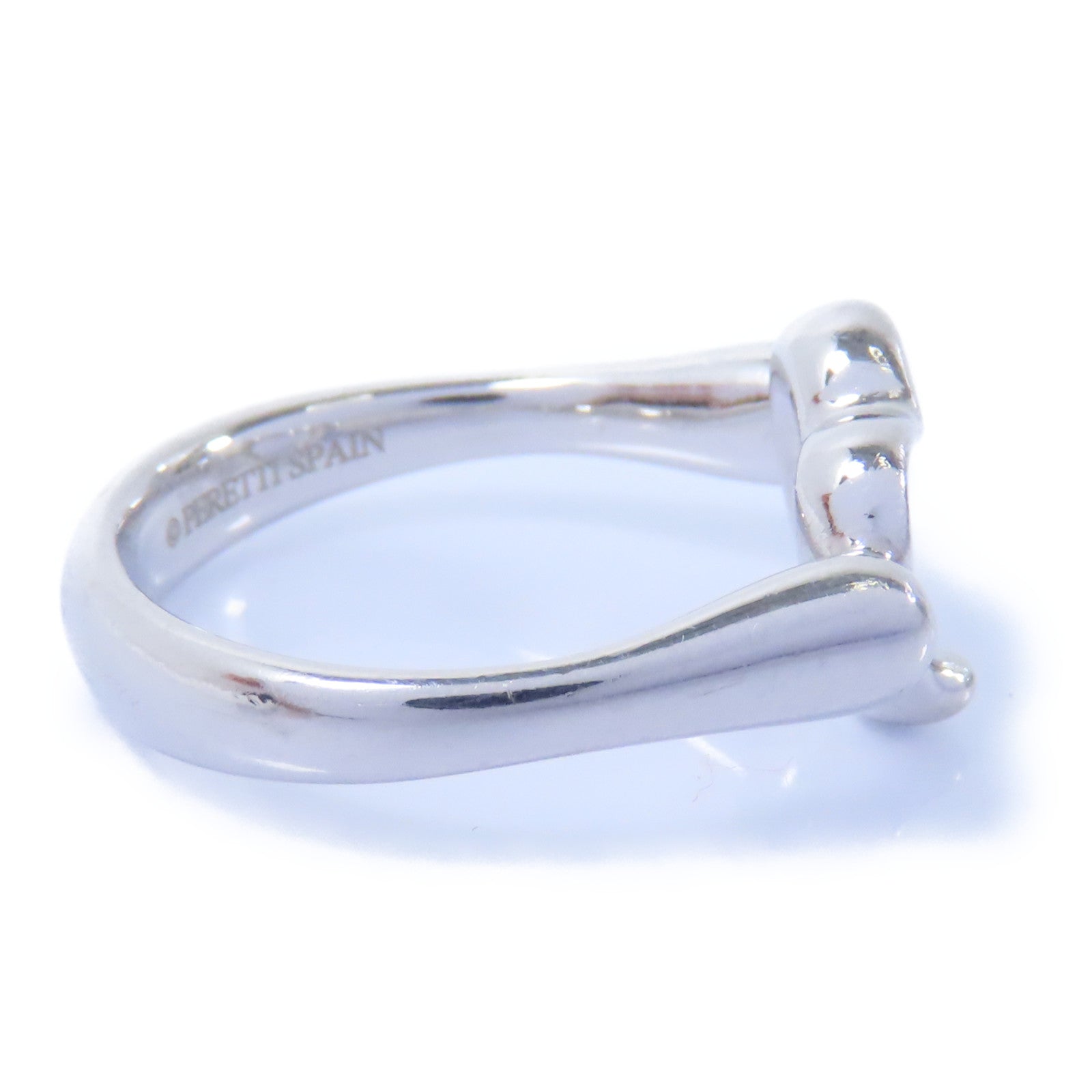 TIFFANY＆CO 【激減優惠】PT950鉑金Open Heart Ring戒指US#4.25