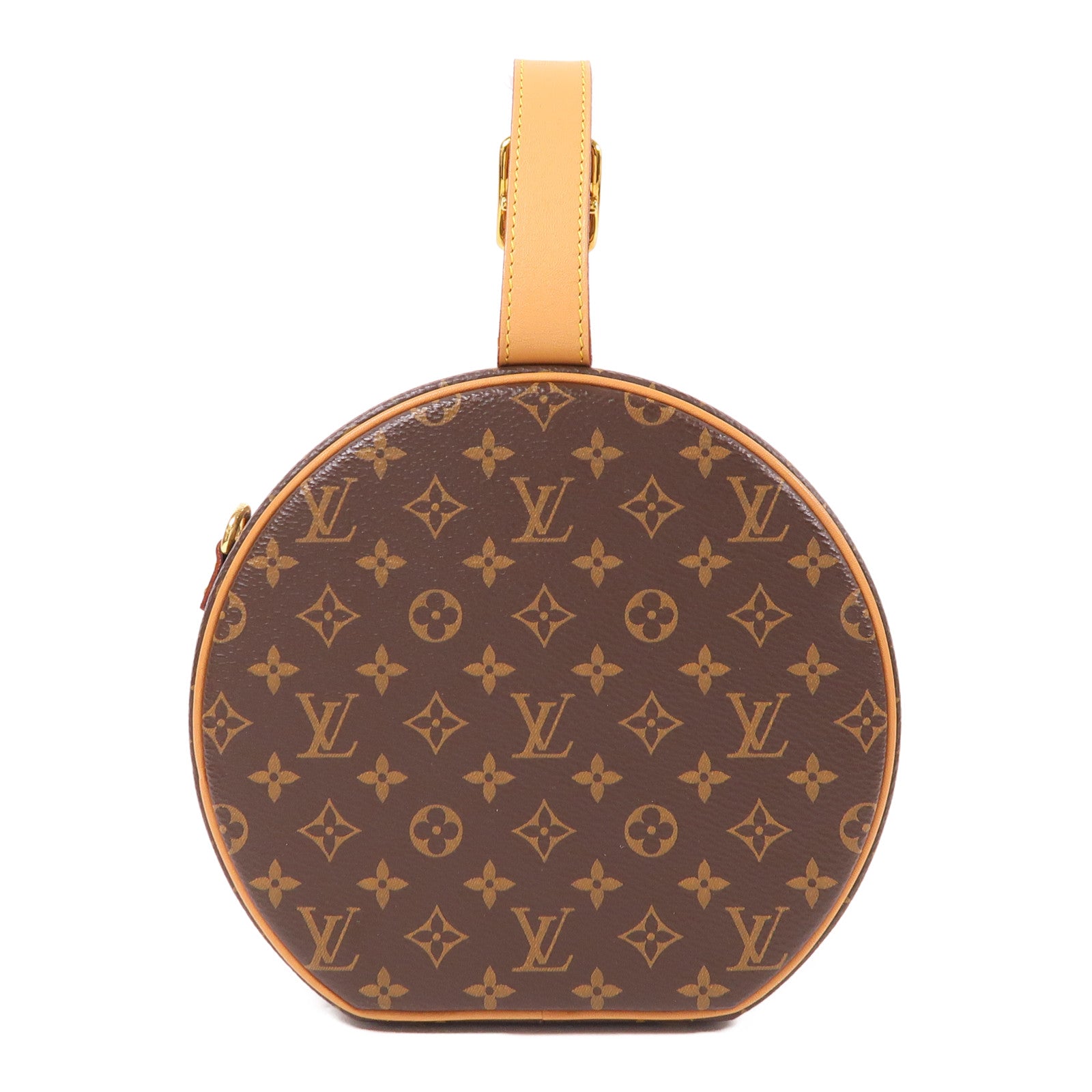 LOUIS VUITTON LV GHW Petite Boite Chapeau 2 Way Bag M43514 Monogram Brown
