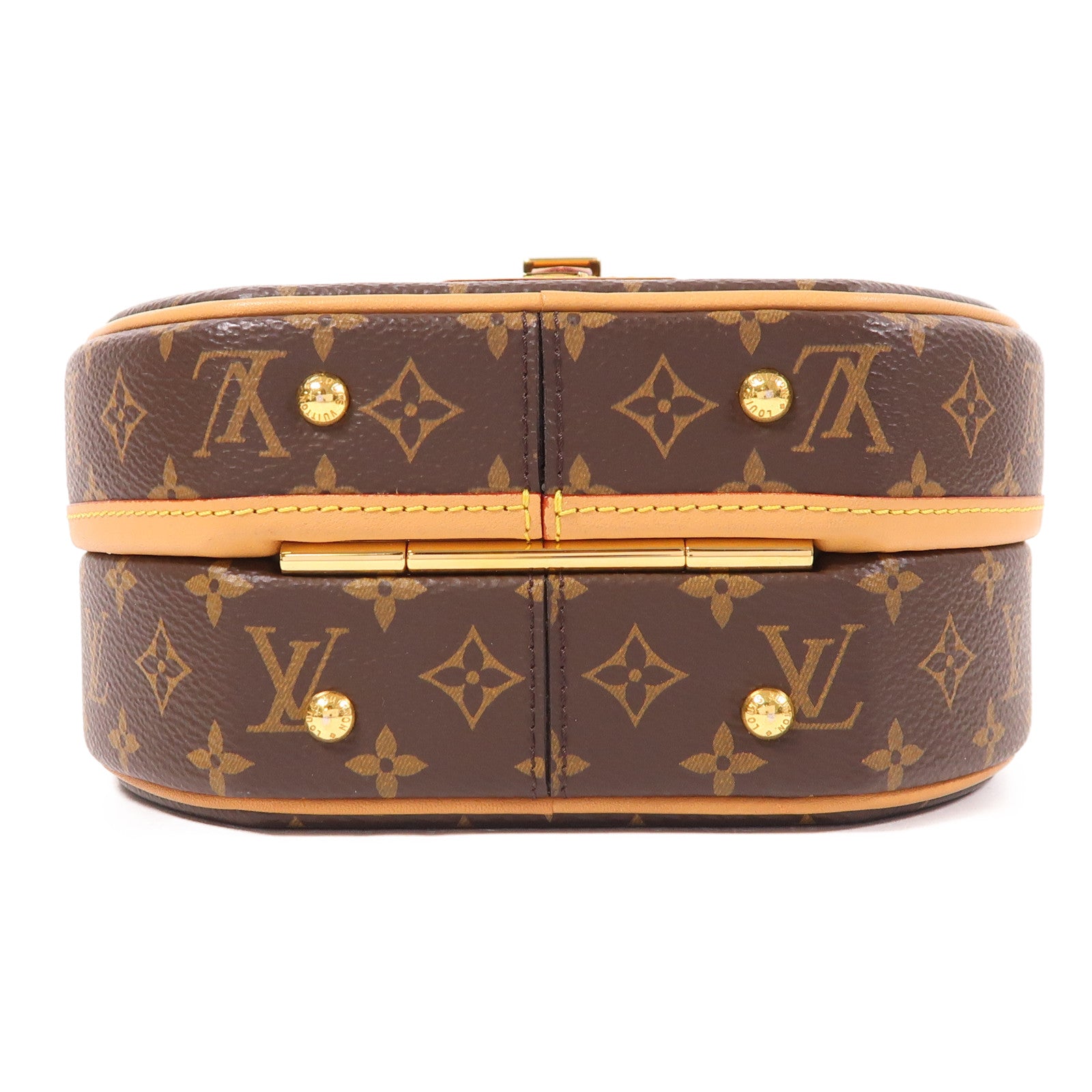 LOUIS VUITTON LV GHW Petite Boite Chapeau 2 Way Bag M43514 Monogram Brown