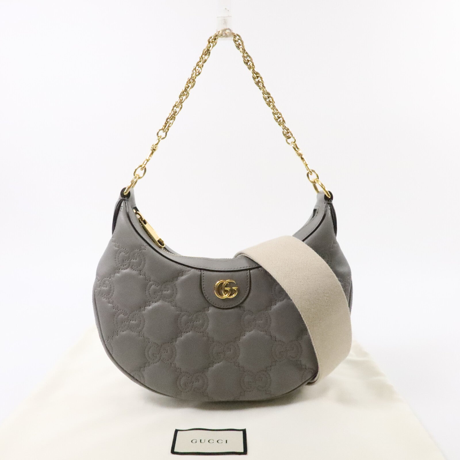 GUCCI 牛皮皮革GG Matelasse肩背袋