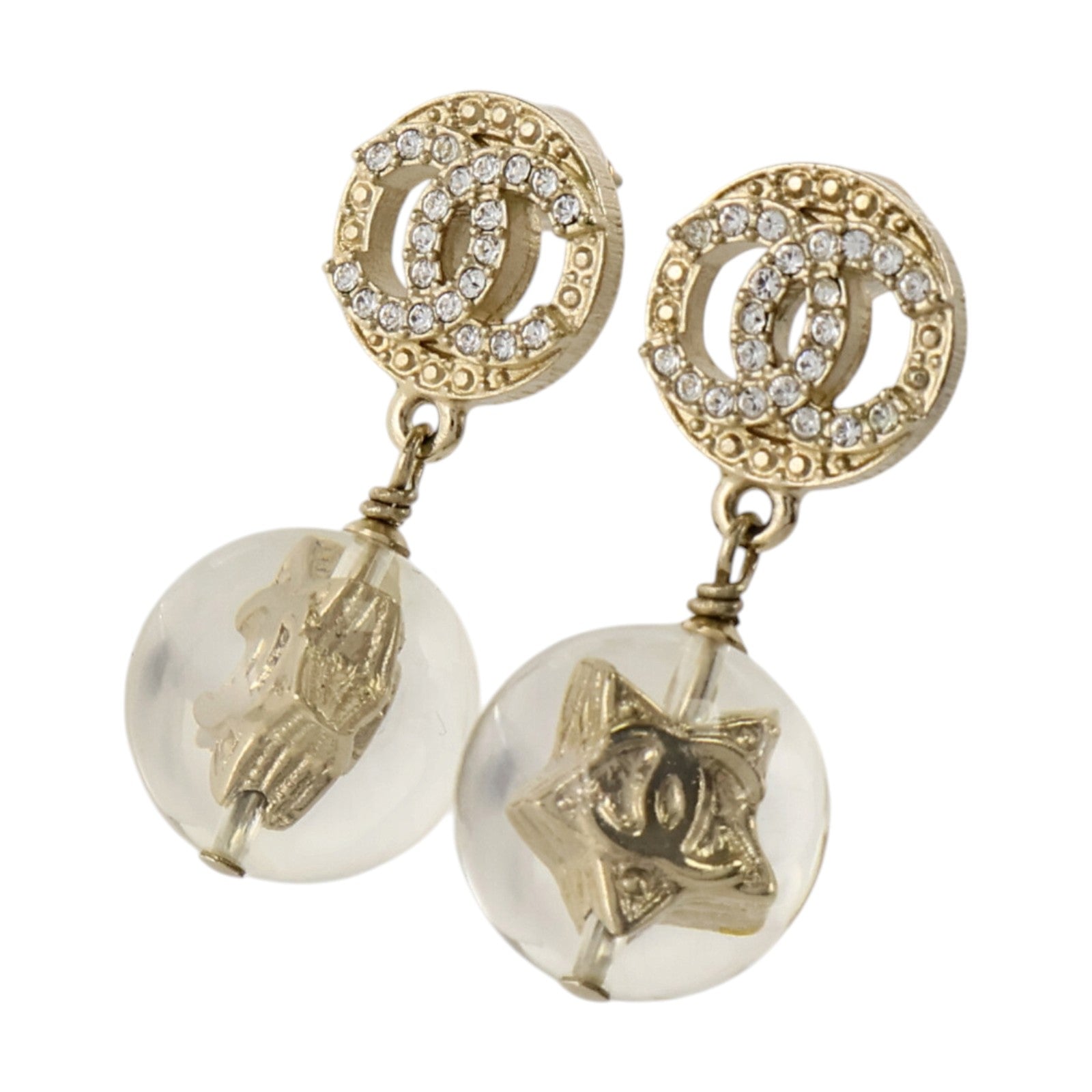 CHANEL 金屬/PVC Earrings耳環