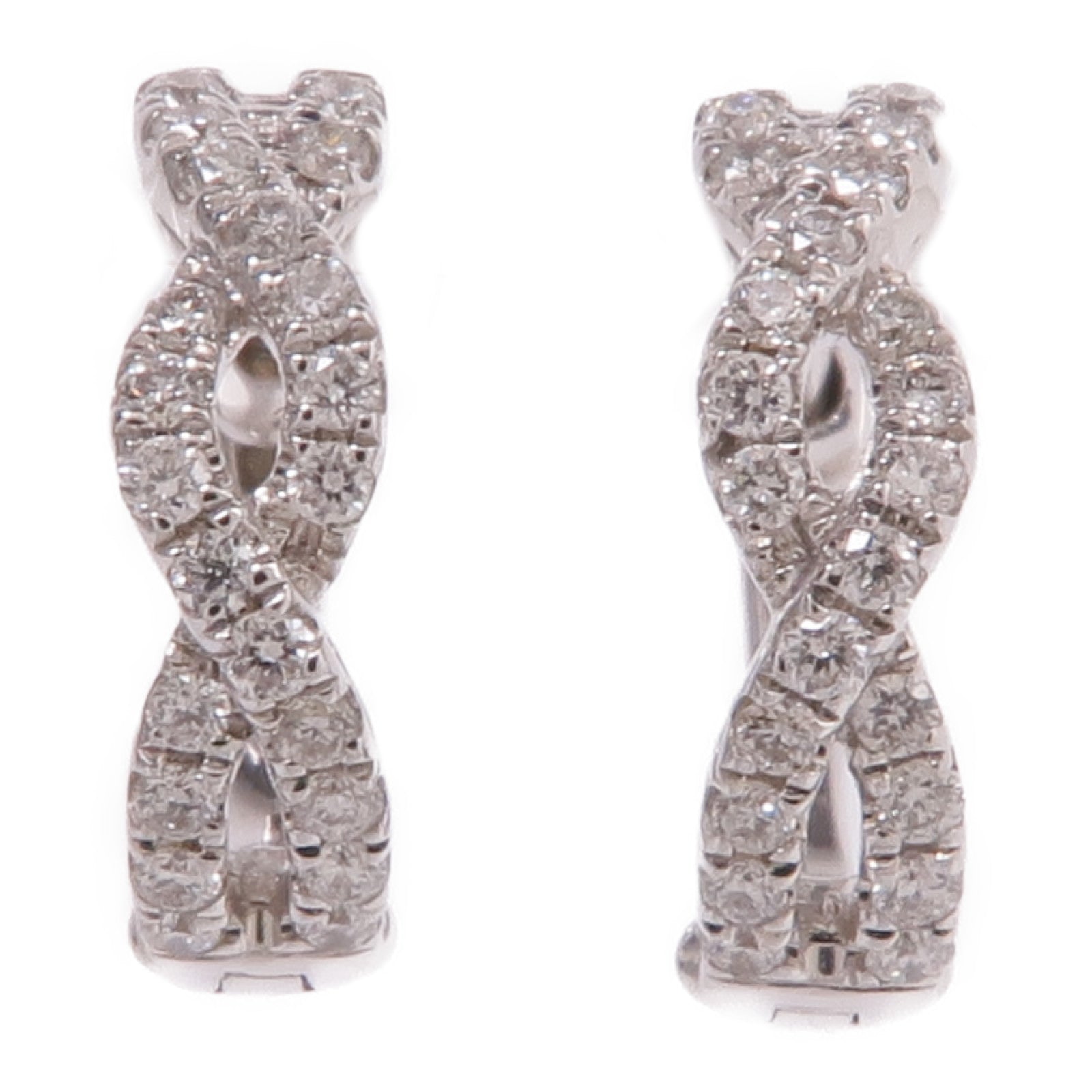 JEWELRY 18K白金Diamond Earrings鑽石耳環