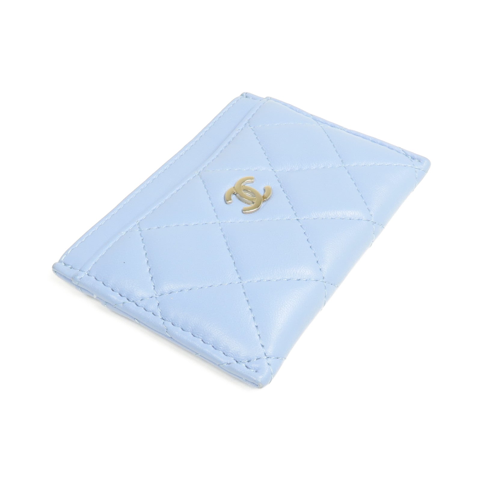 CHANEL 羊皮皮革Card Case金扣卡片套