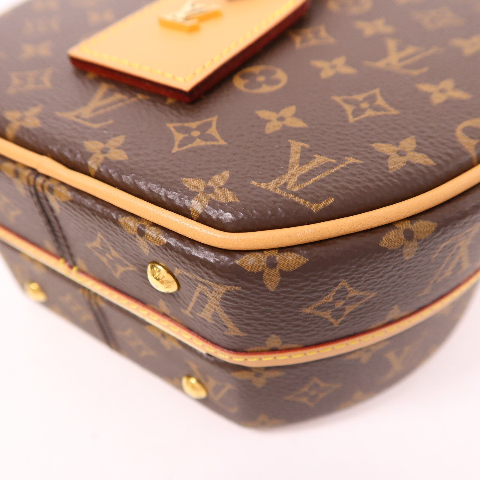 LOUIS VUITTON 【激減優惠】Monogram Petite Boite Chapeau金扣手挽肩背兩用袋
