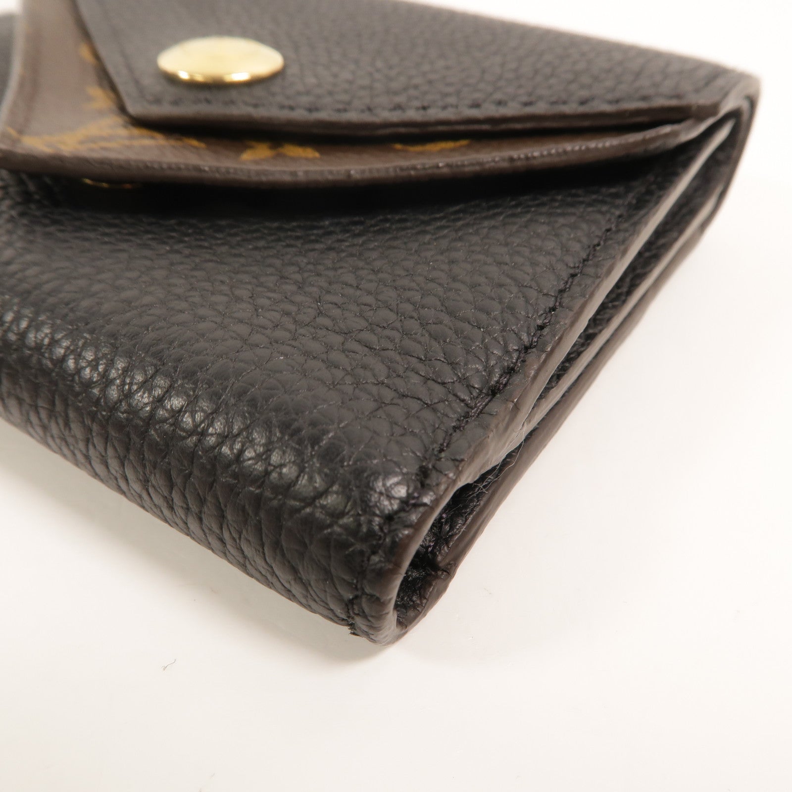 LOUIS VUITTON Monogram/牛皮皮革Double V Wallet錢包