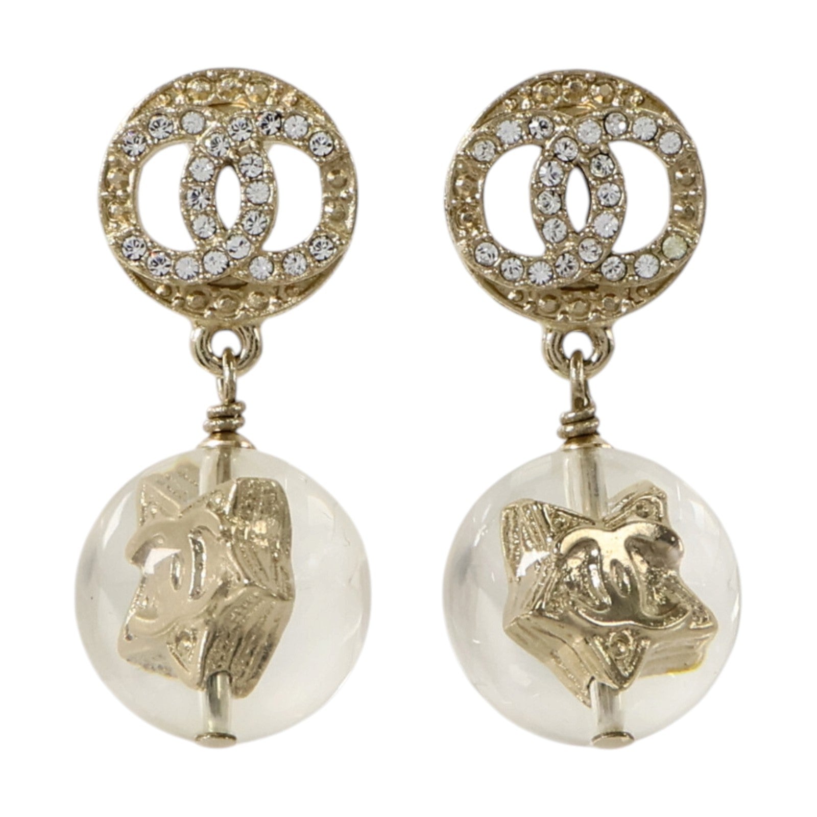 CHANEL 金屬/PVC Earrings耳環
