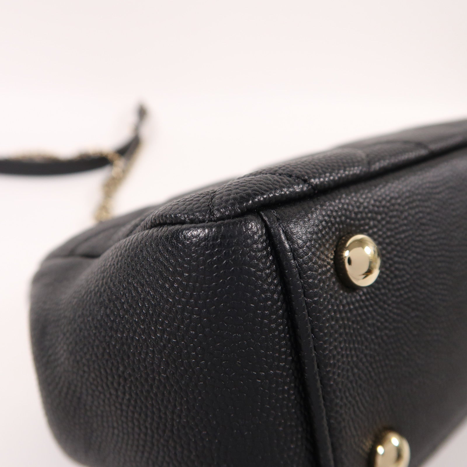 CHANEL 牛皮皮革Business Affinity Bag金扣手挽肩背兩用袋