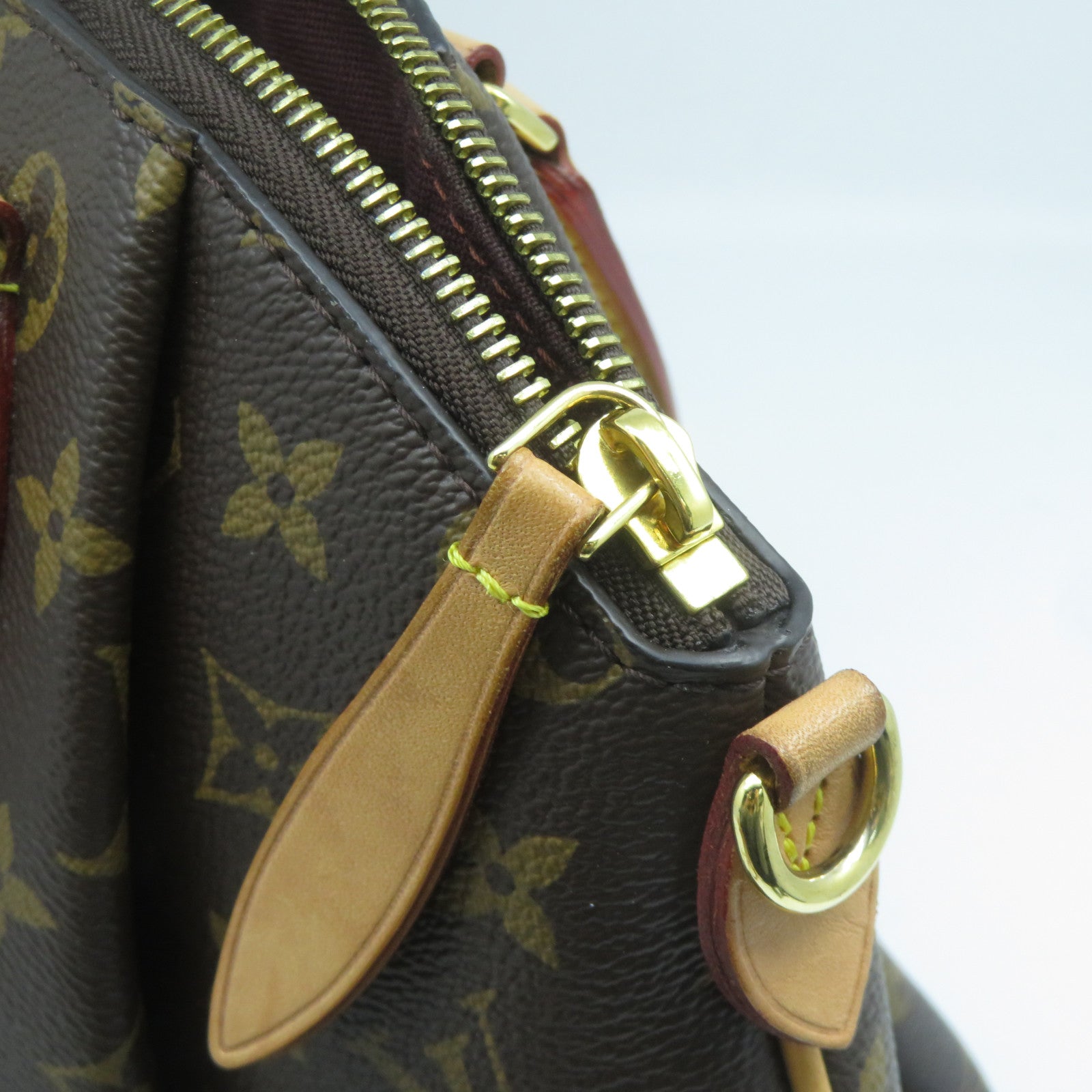 LOUIS VUITTON Monogram Rivoli MM金扣手挽肩背兩用袋啡色