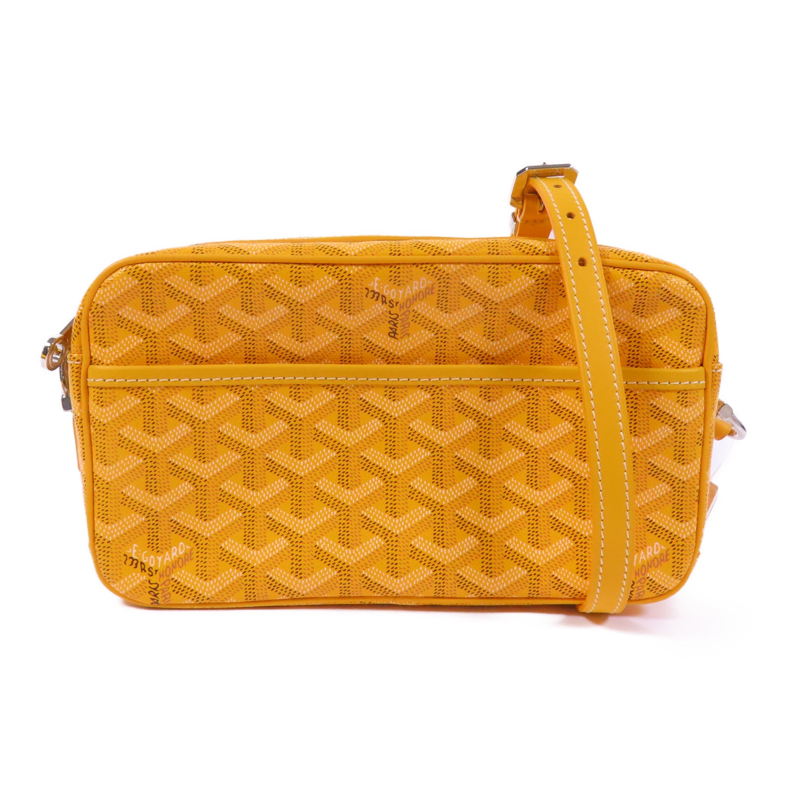 GOYARD 塗層帆布Cap-Vert銀扣肩背袋