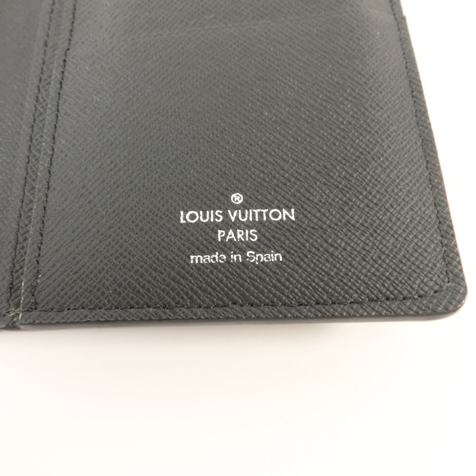 LOUIS VUITTON Monogram Eclipse Brazza銀扣長錢包