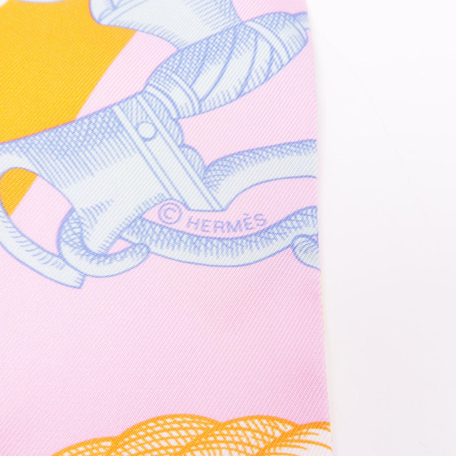 HERMES 【激減優惠】絲質Maxi Twilly絲巾