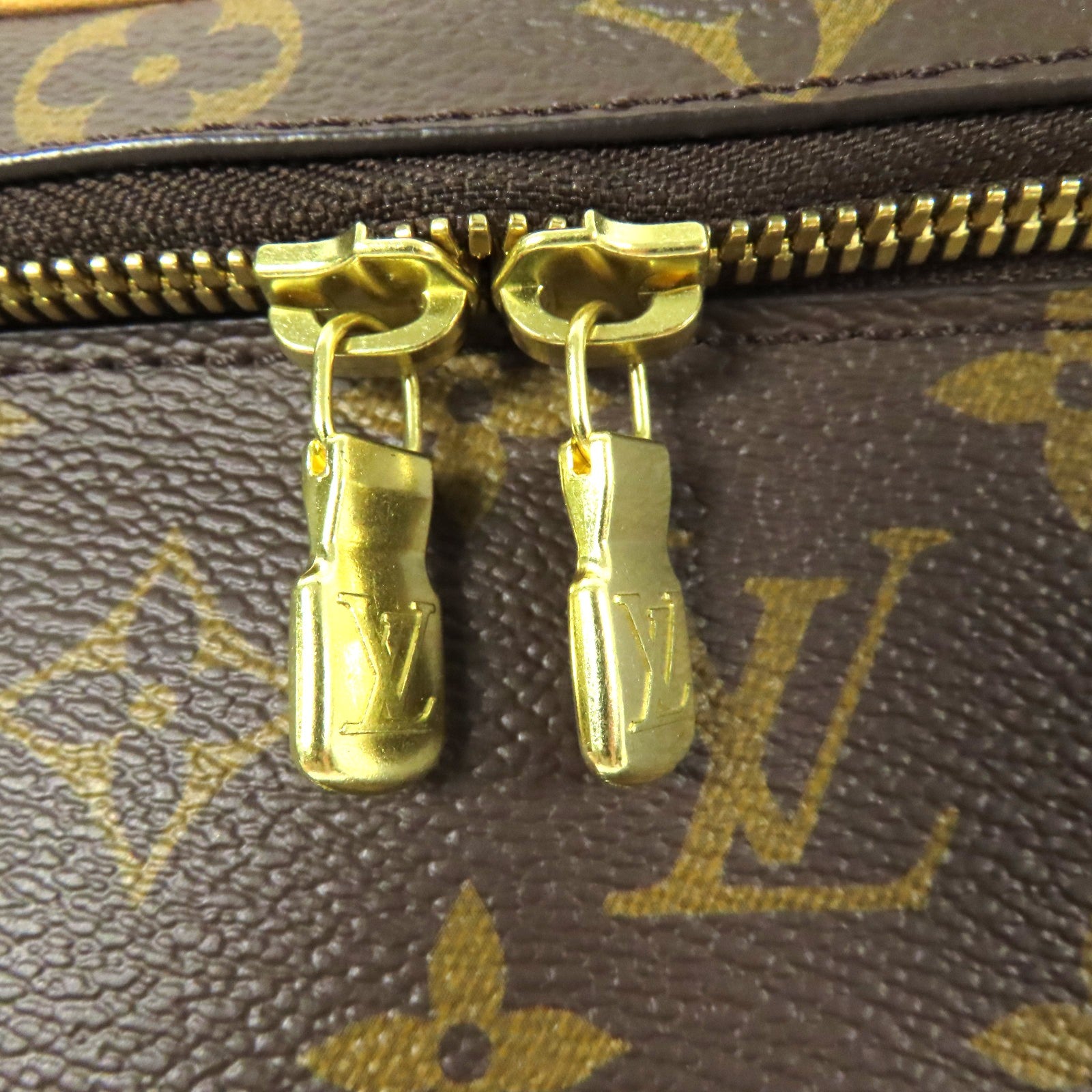 LOUIS VUITTON LV GHW Nice Mini Vanity Bag HandBag M44495 Monogram Brown