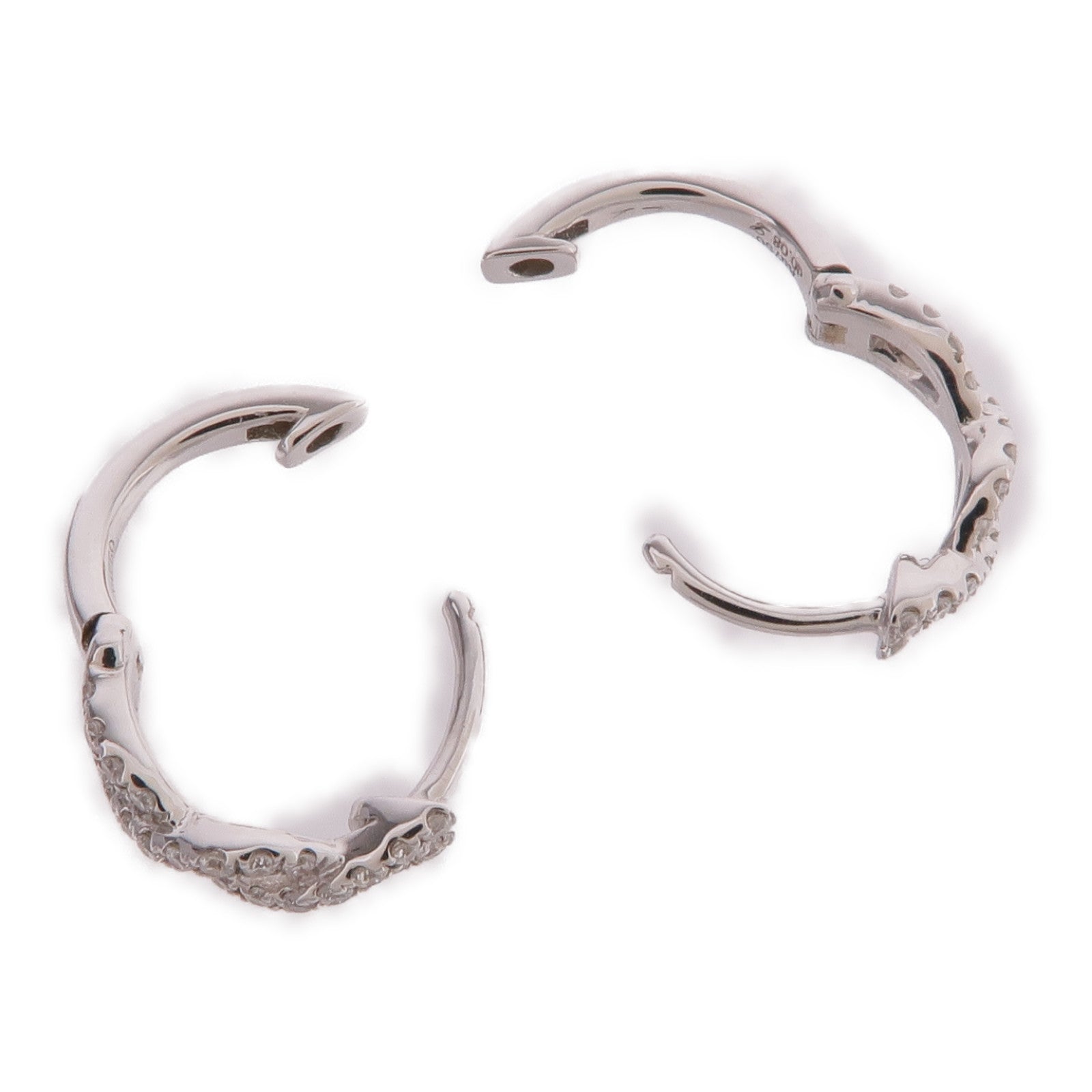 JEWELRY 18K白金Diamond Earrings鑽石耳環