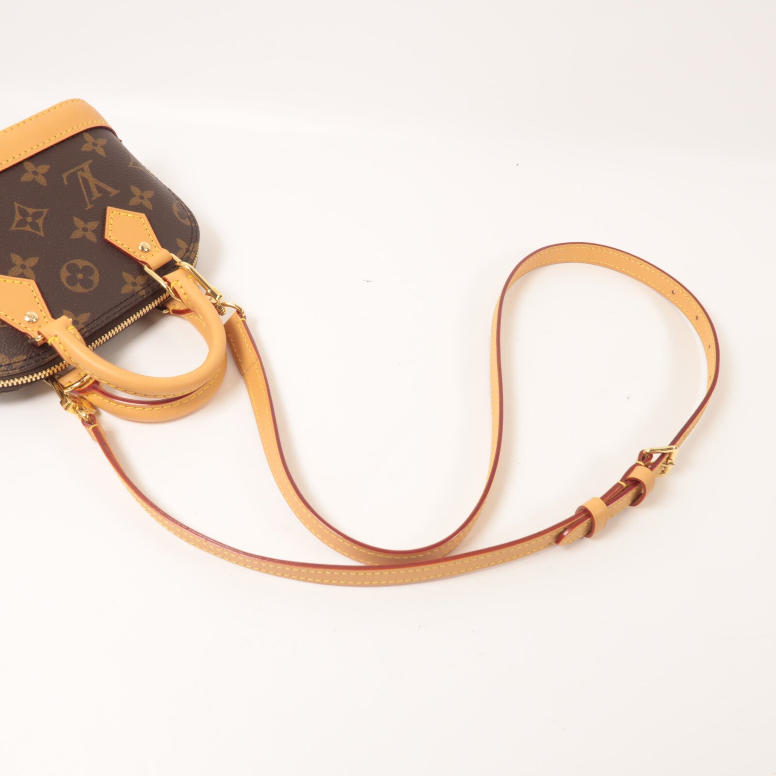 LOUIS VUITTON Monogram Nano Alma手挽肩背兩用袋