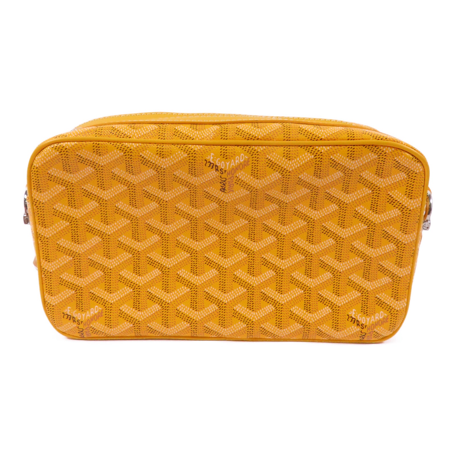 GOYARD 塗層帆布Cap-Vert銀扣肩背袋