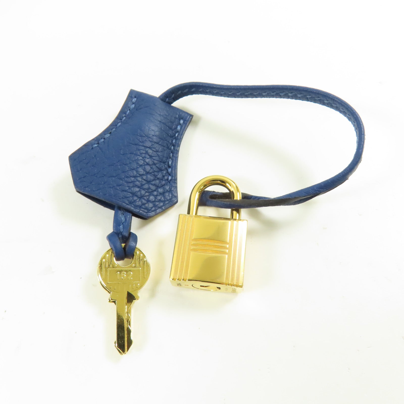 HERMES 【激減優惠】Clemence皮革Kelly 28手挽肩背兩用袋Deep Blue