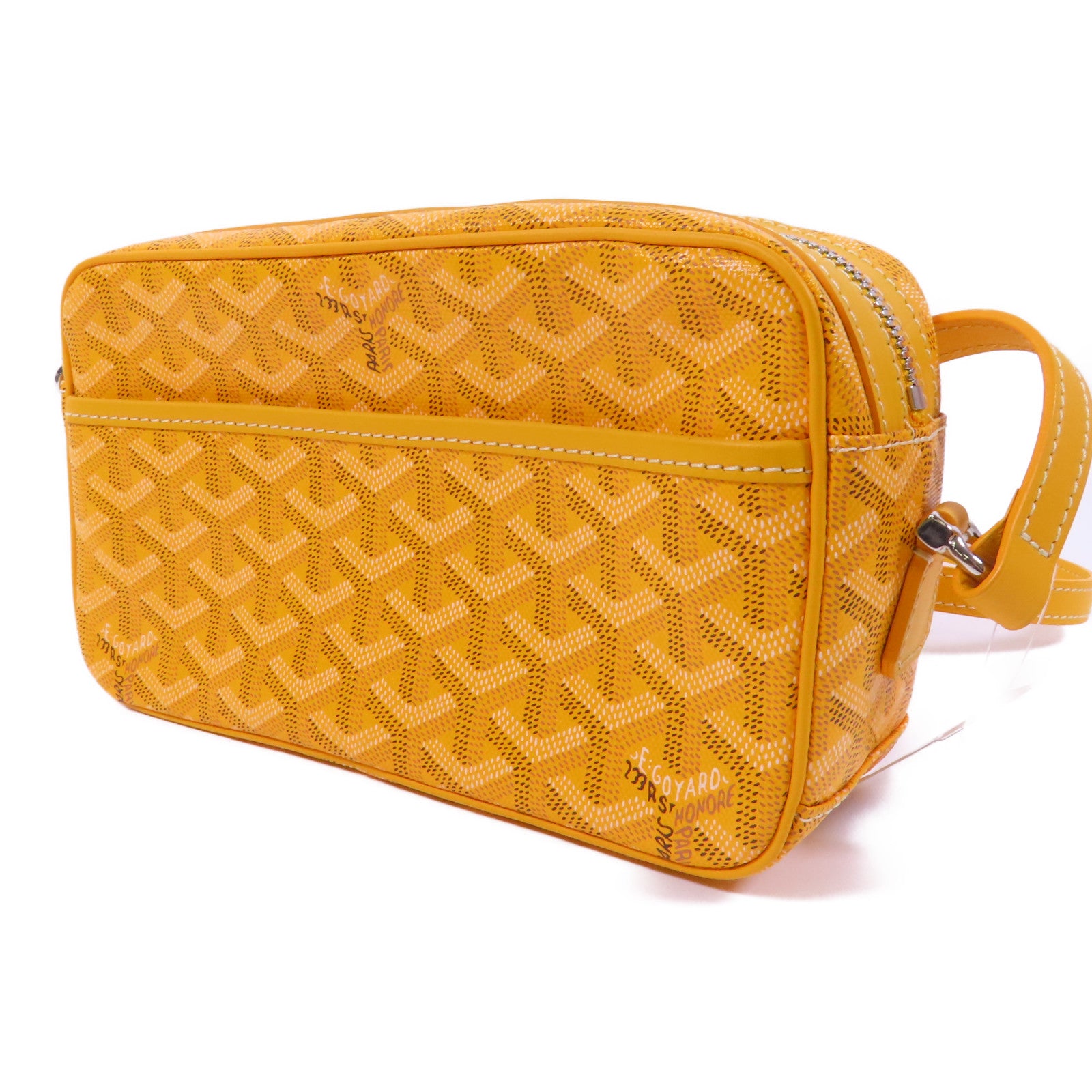 GOYARD 【激減優惠】塗層帆布Cap-Vert銀扣肩背袋
