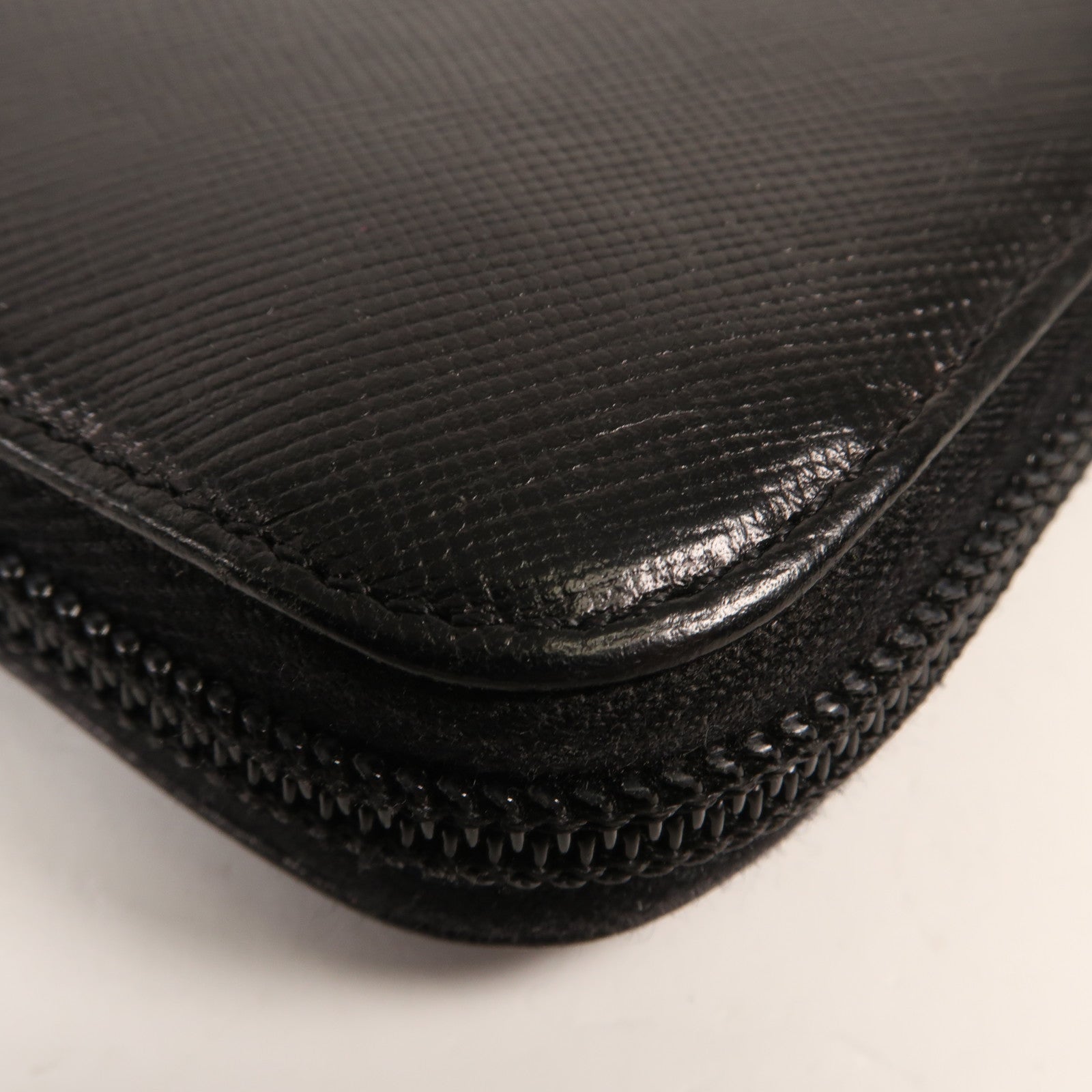 PRADA 牛皮皮革Long Wallet銀扣長錢包