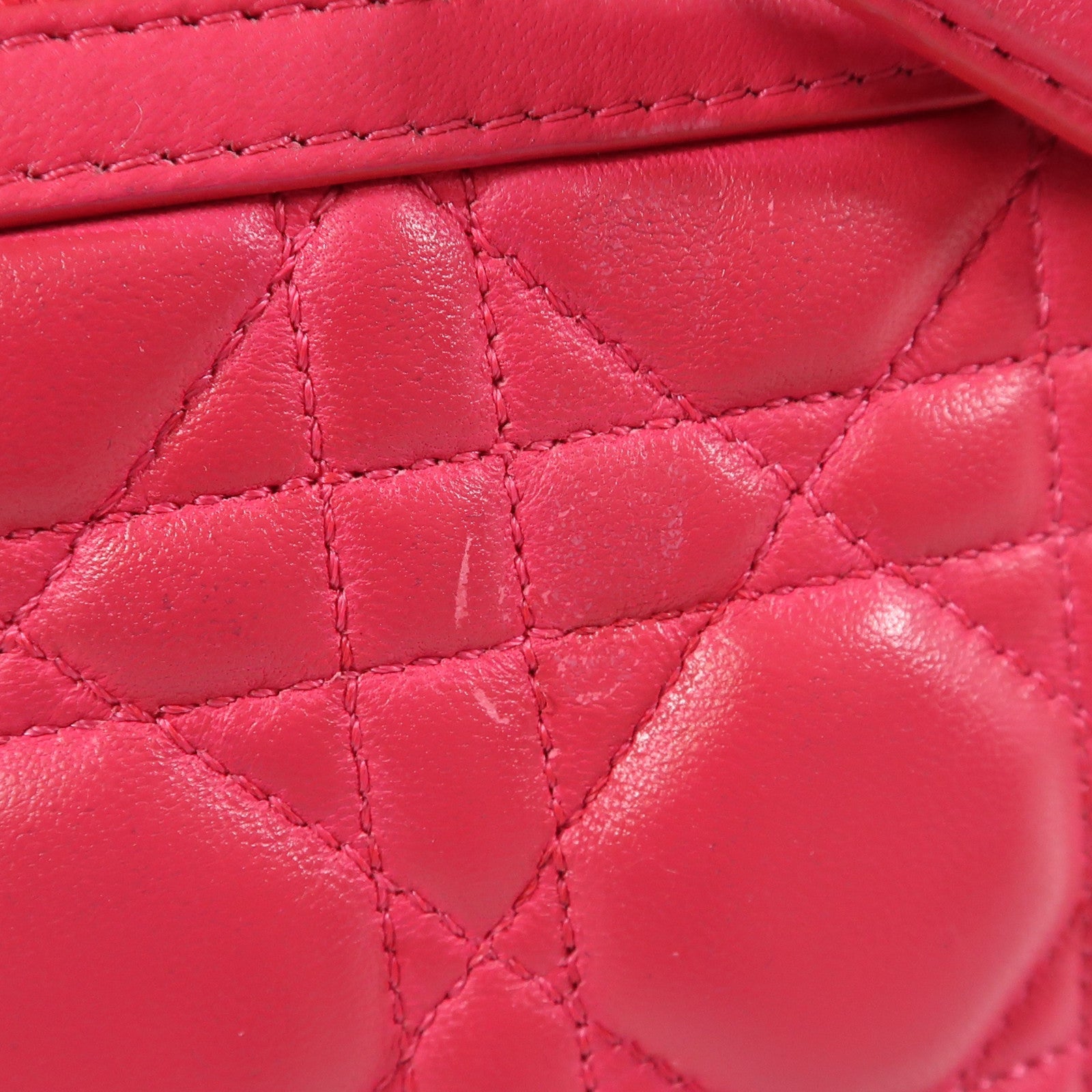 Dior 羊皮皮革Chain Shoulder銀扣鏈帶肩背袋