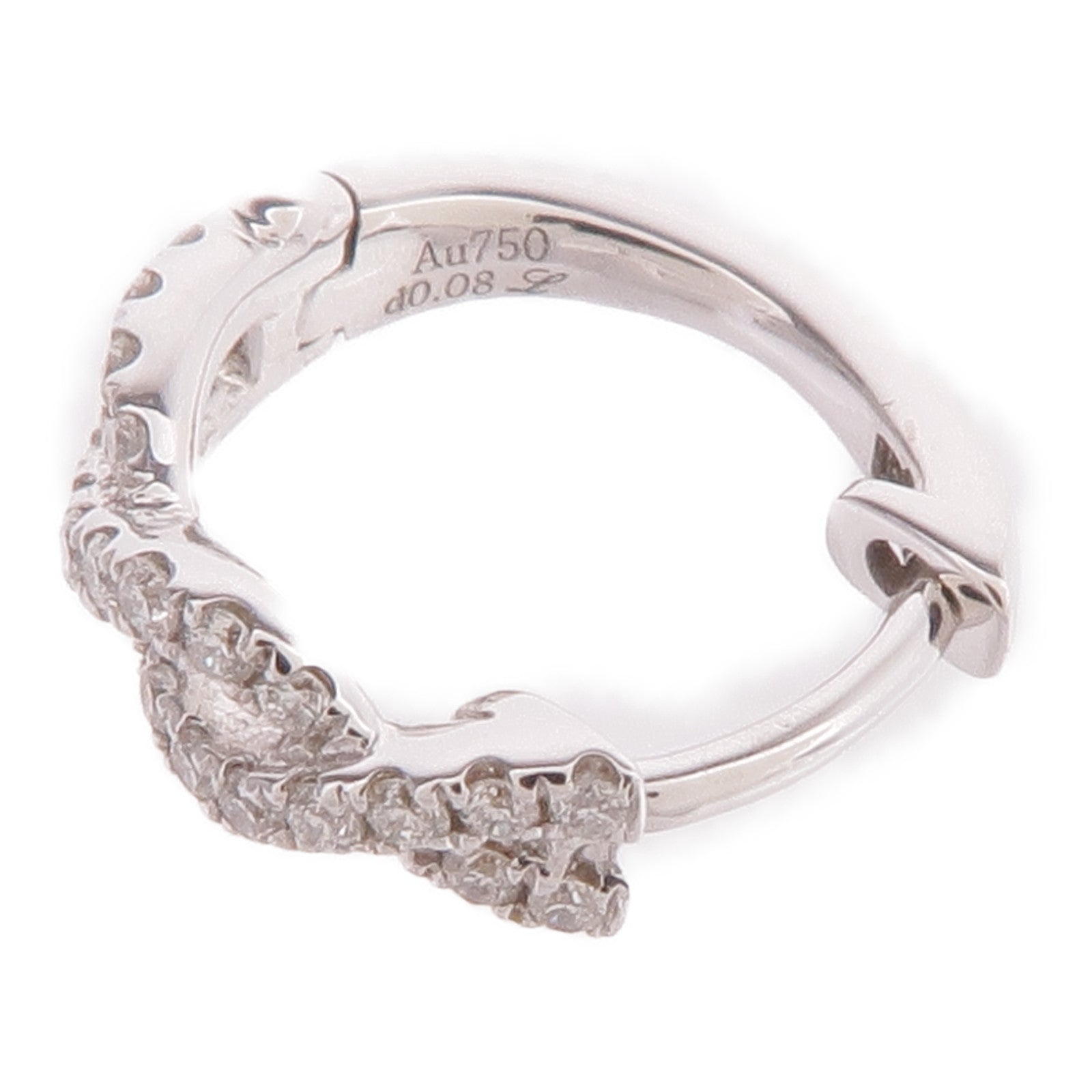 JEWELRY 18K白金Diamond Earrings鑽石耳環