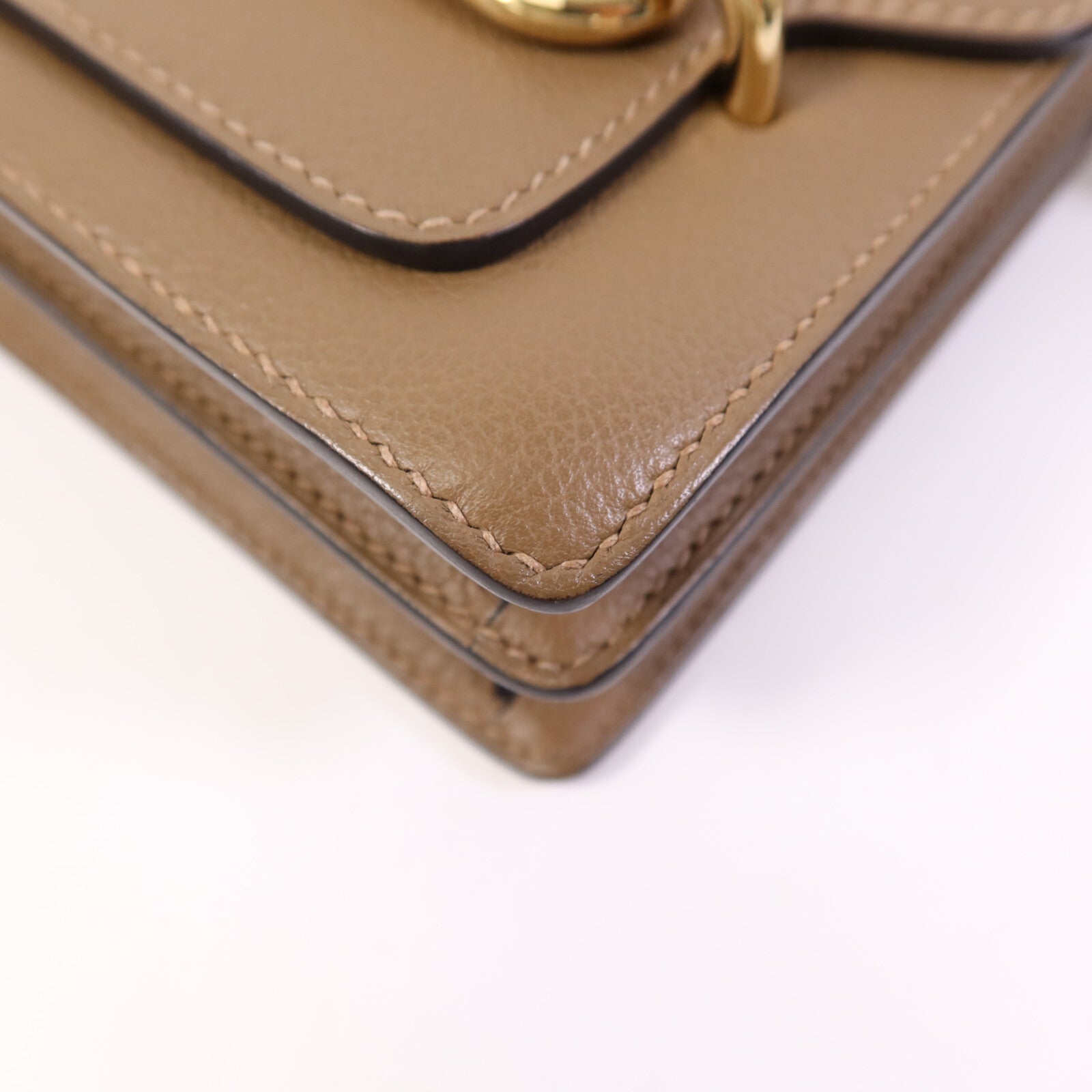 HERMES Evercolor皮革Mini Roulis金扣肩背袋