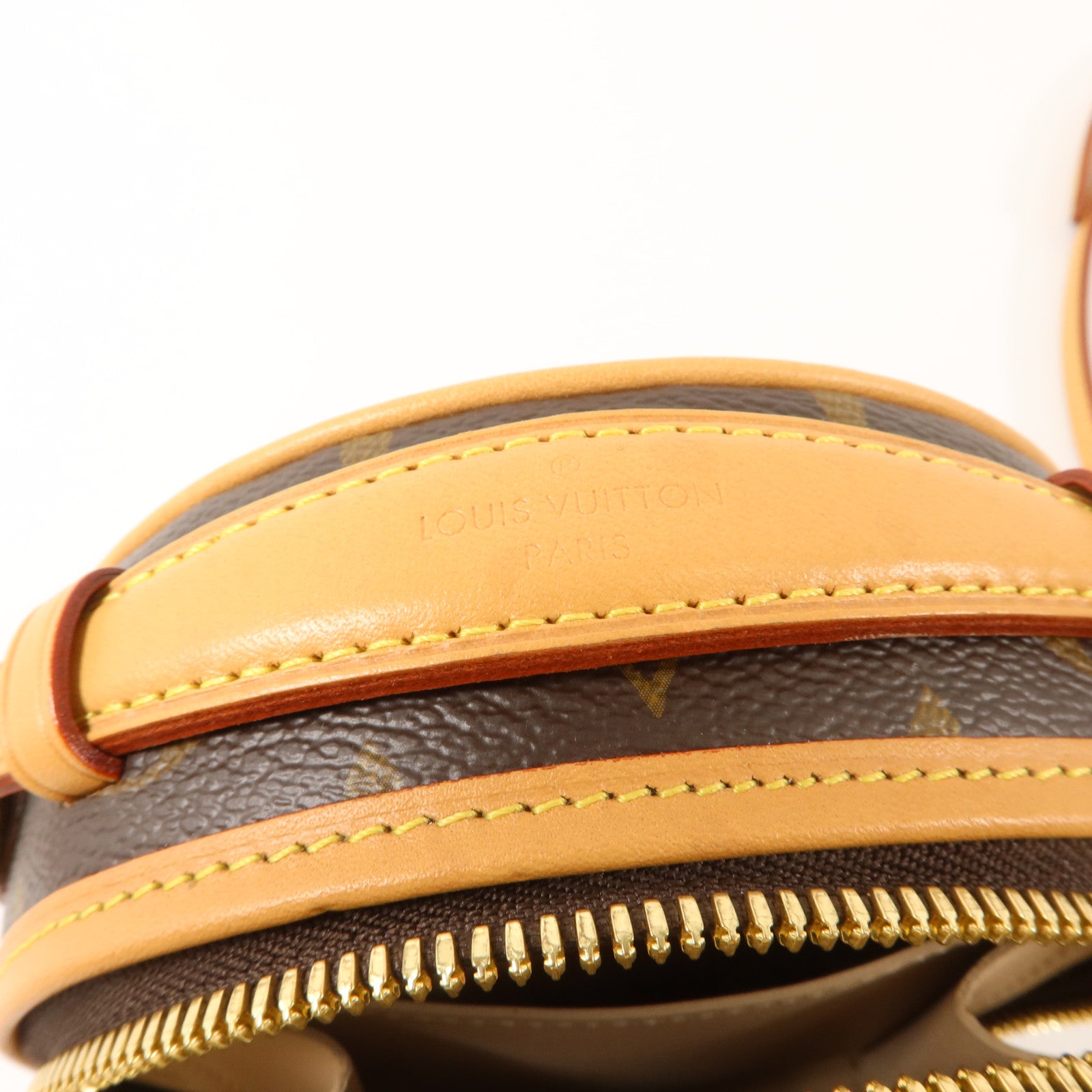 LOUIS VUITTON Monogram Mini Boite Chapeau金扣手挽肩背兩用袋
