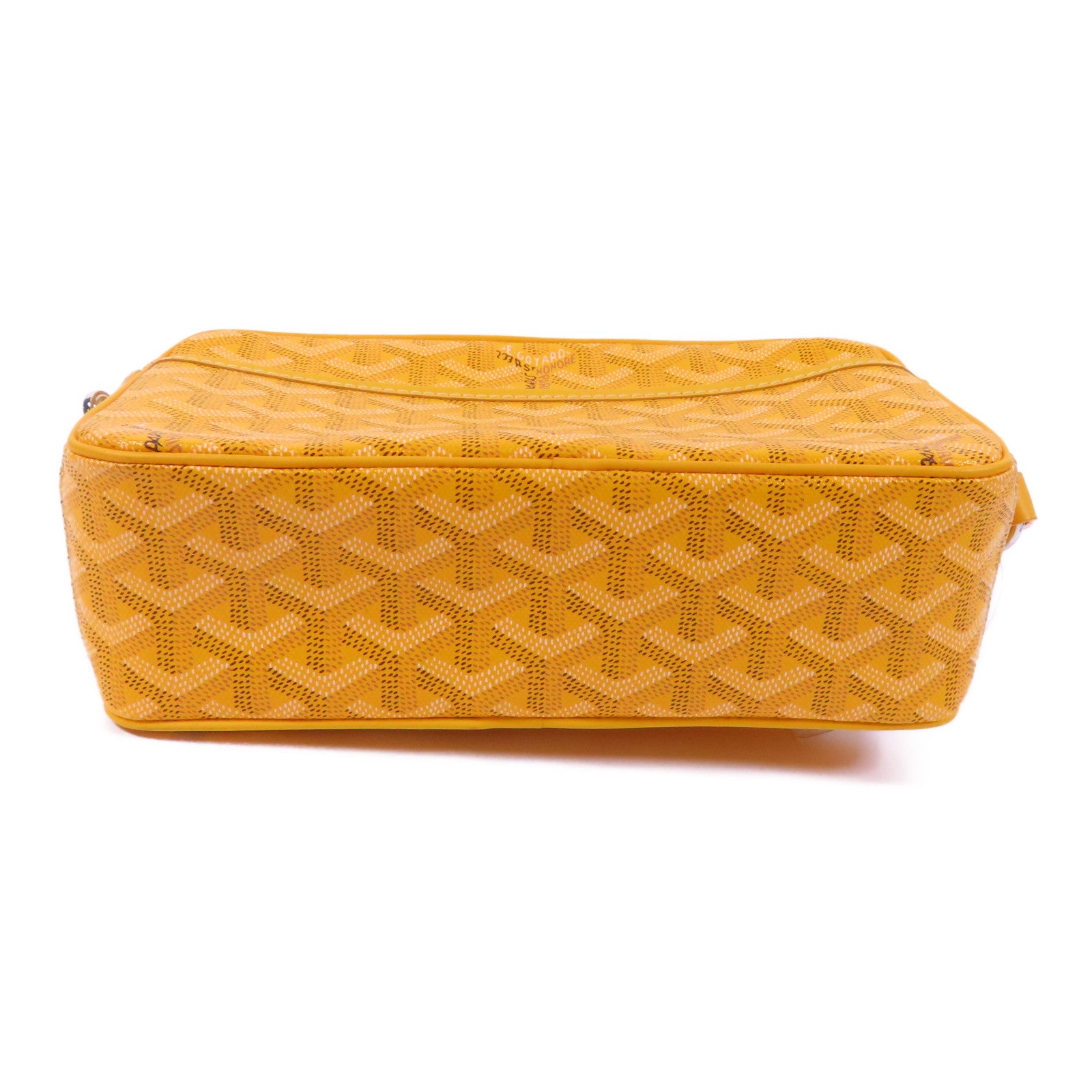 GOYARD 【激減優惠】塗層帆布Cap-Vert銀扣肩背袋