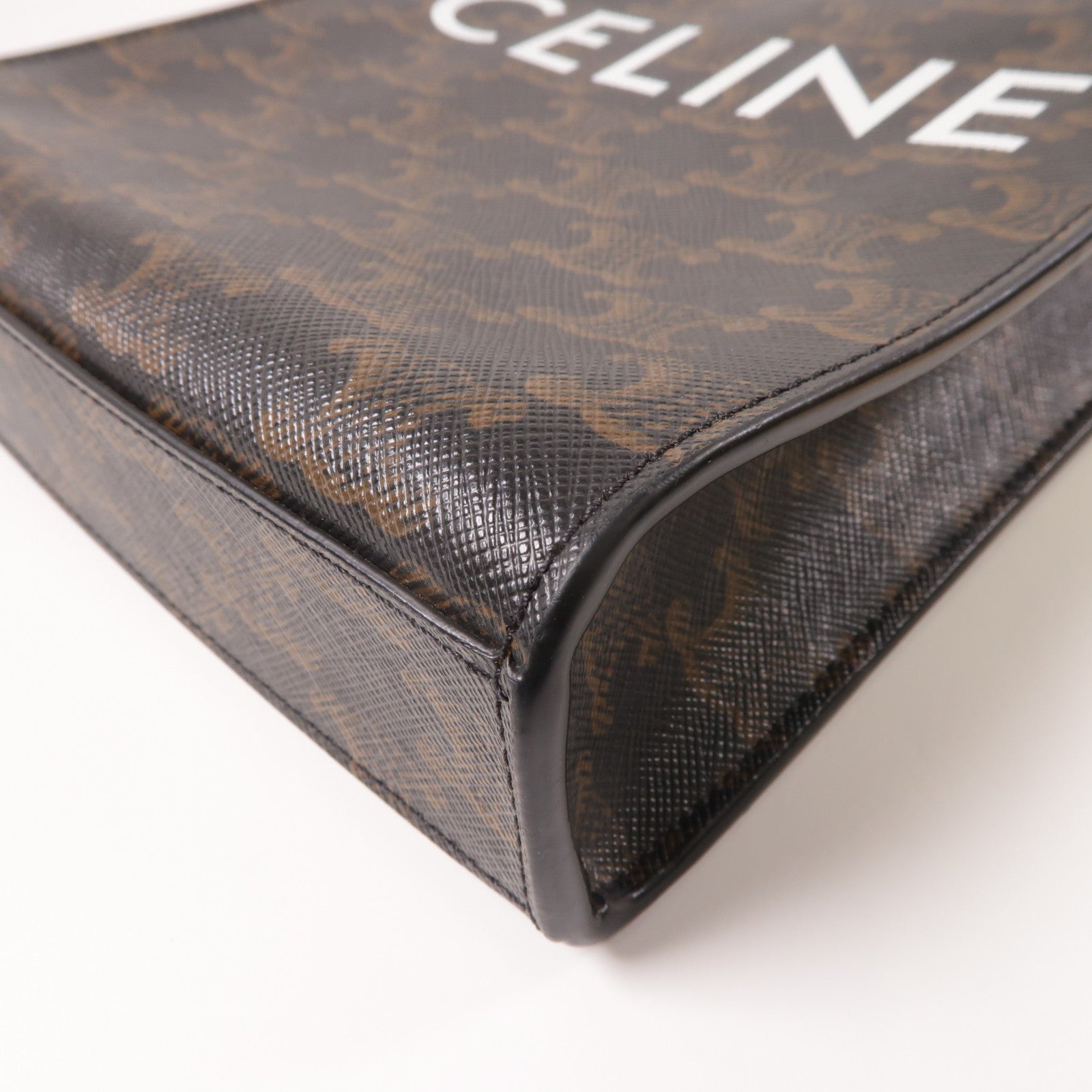 CELINE 帆布Cabas Tote金扣手挽肩背兩用袋