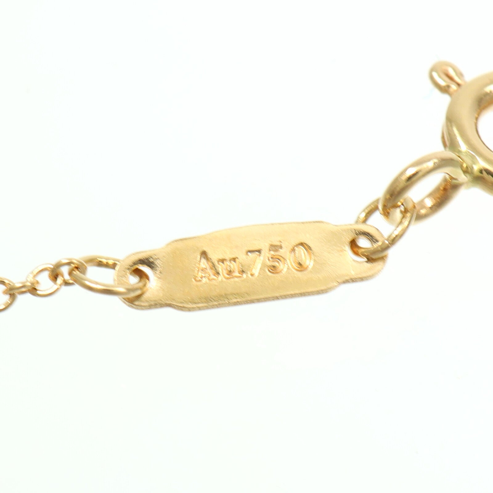 TIFFANY＆CO 18K玫瑰金T Smile Necklace Small項鍊