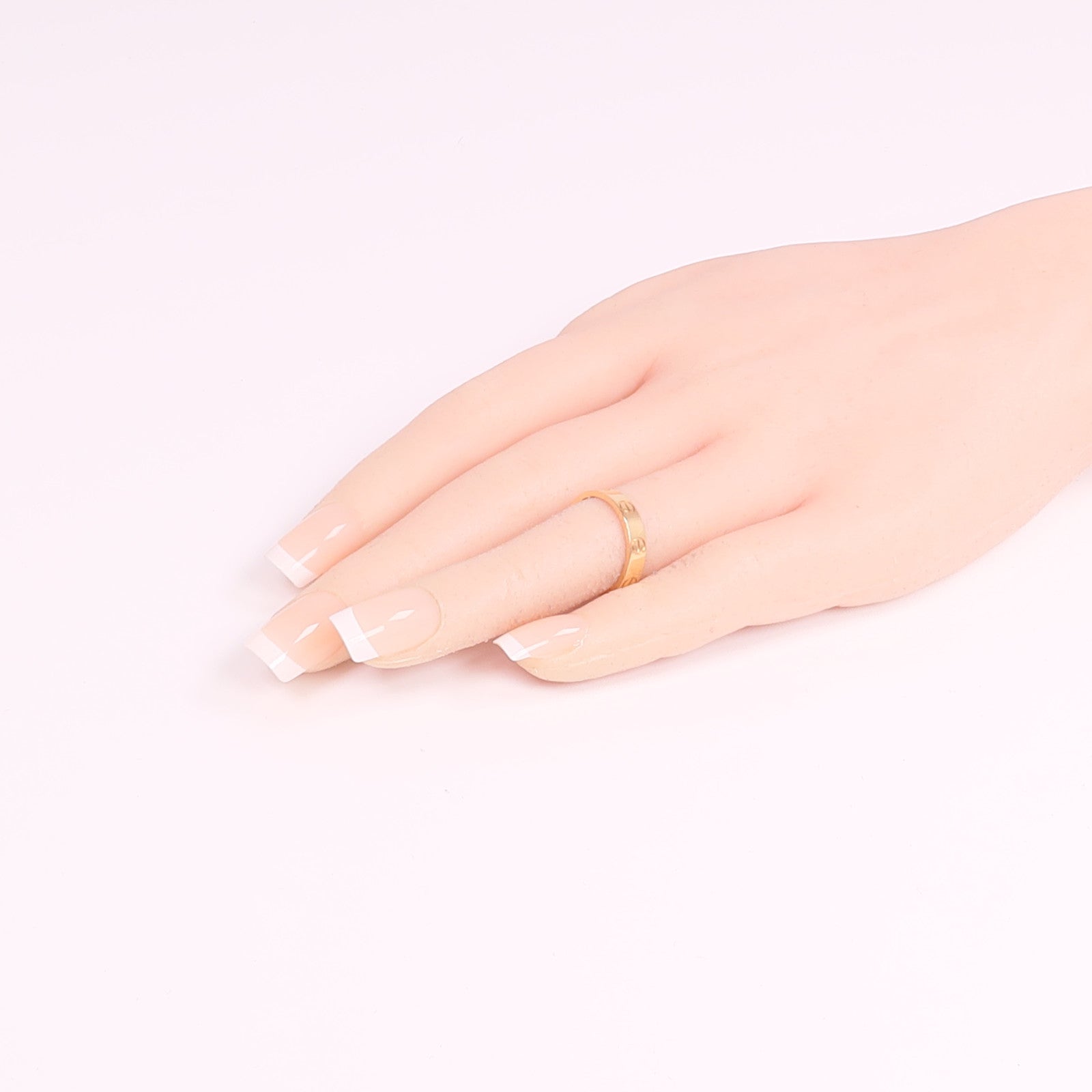 CARTIER 18K玫瑰金Mini Love Ring戒指Cartier#50/US#5.25