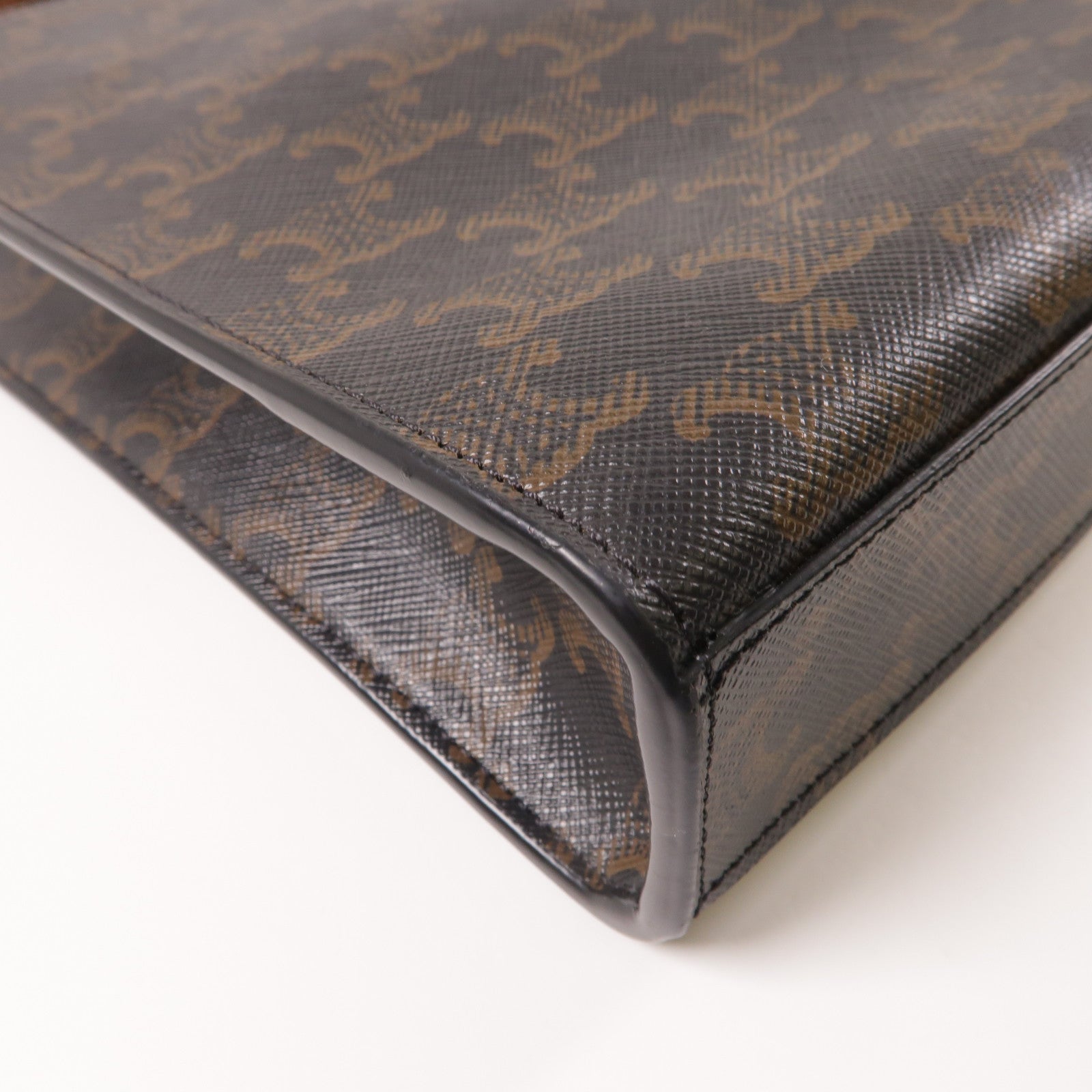 CELINE 帆布Cabas Tote金扣手挽肩背兩用袋