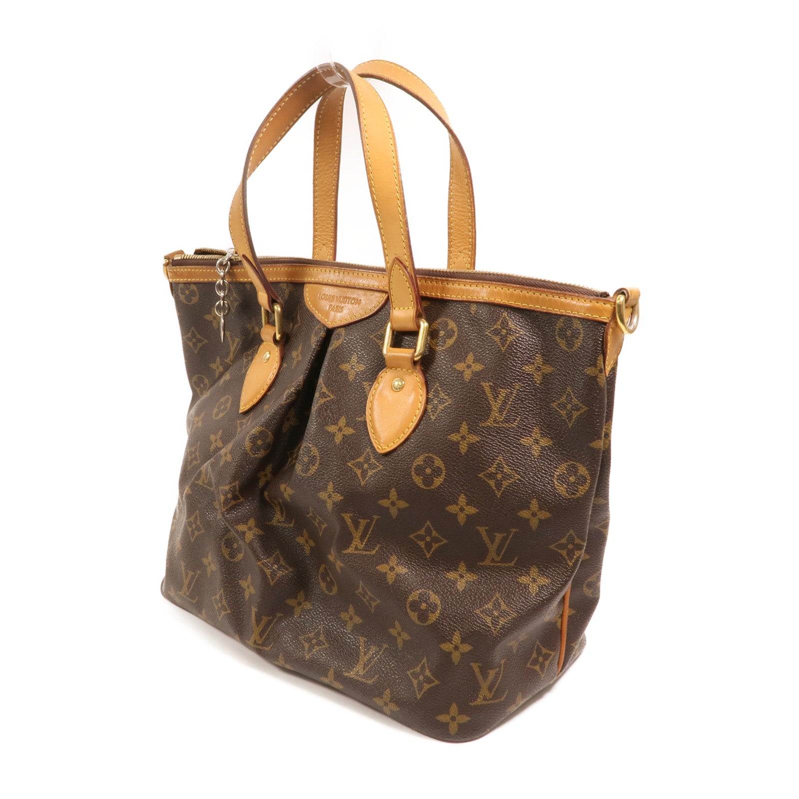 LOUIS VUITTON Monogram Palermo PM金扣手挽肩背兩用袋