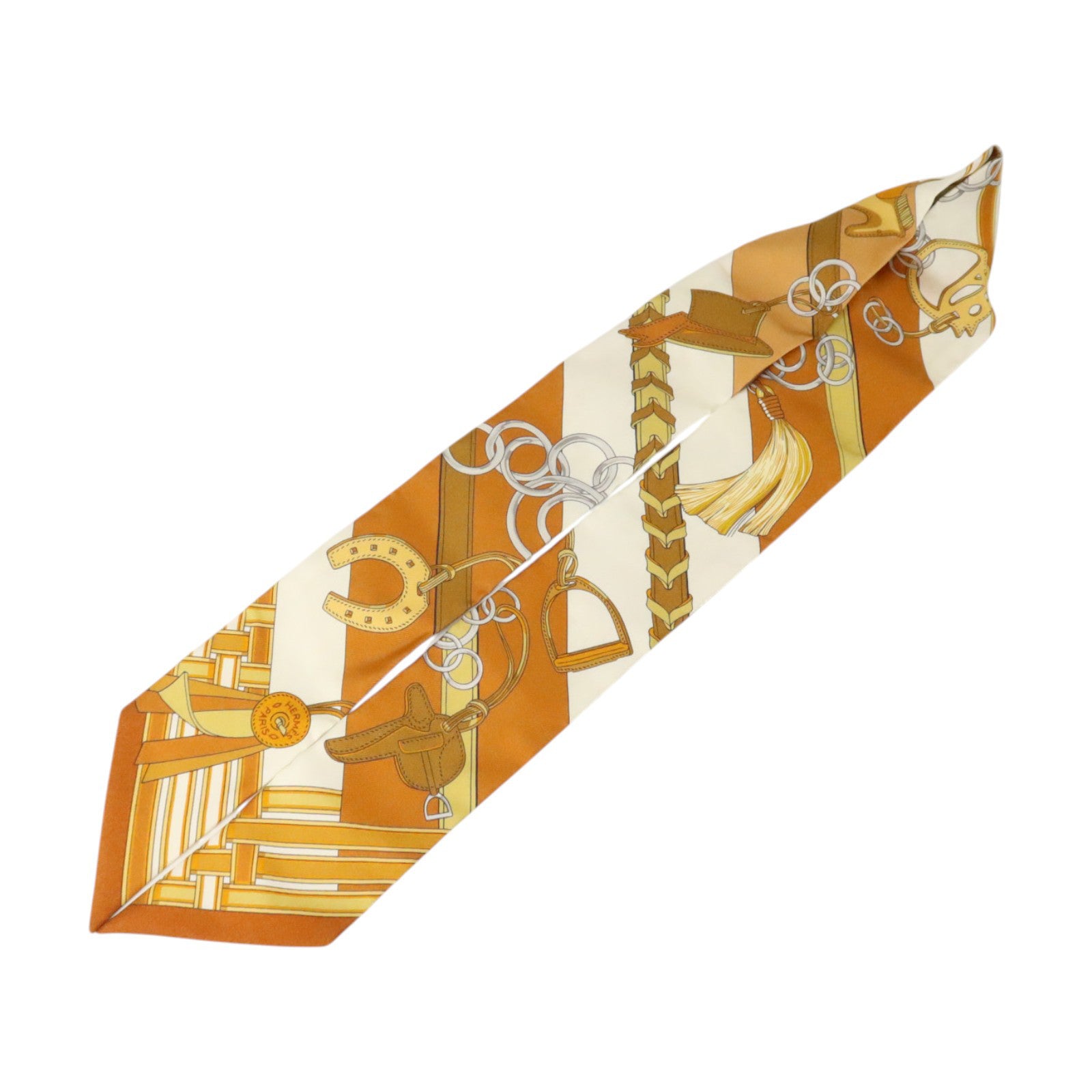 HERMES 絲質Twilly絲巾