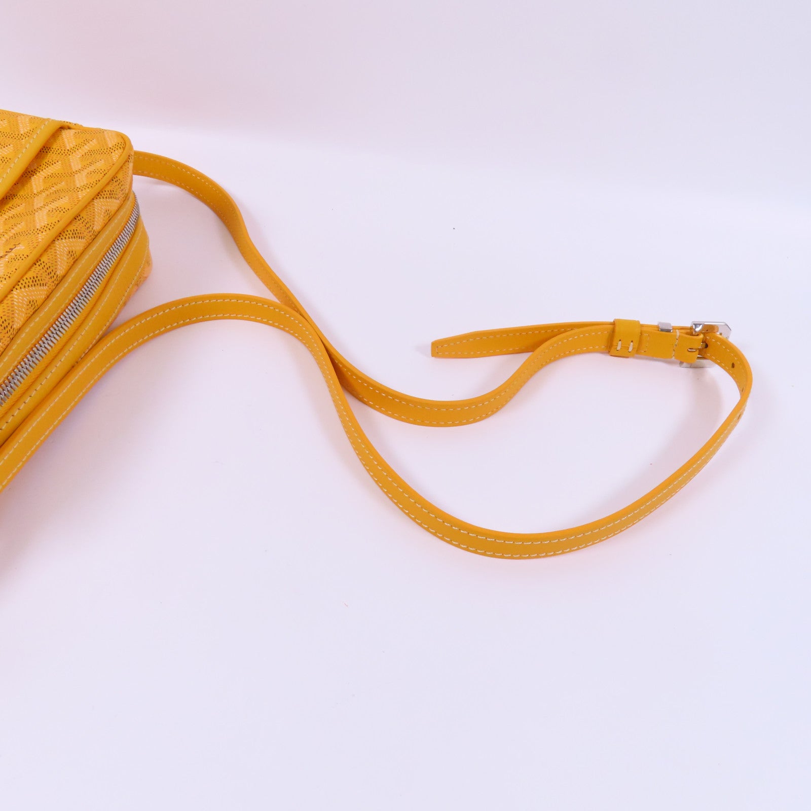 GOYARD 塗層帆布Cap-Vert銀扣肩背袋