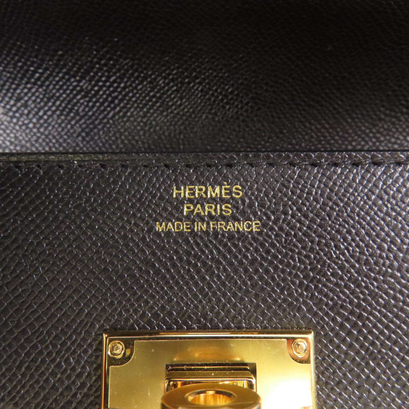 HERMES Madame皮革Kelly Pocket金扣長錢包