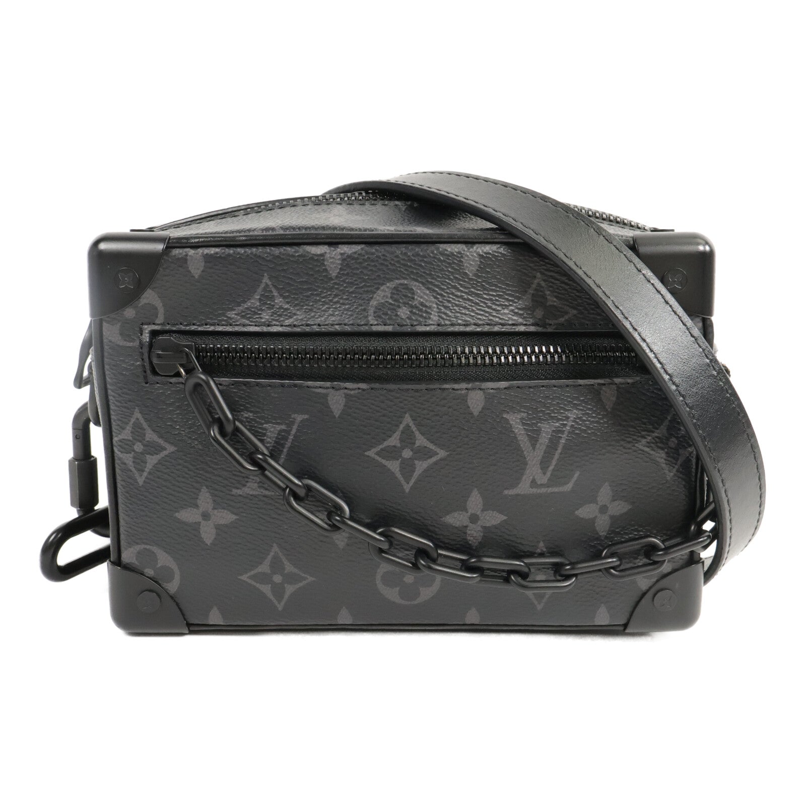LOUIS VUITTON Monogram Eclipse Mini Soft Trunk肩背袋