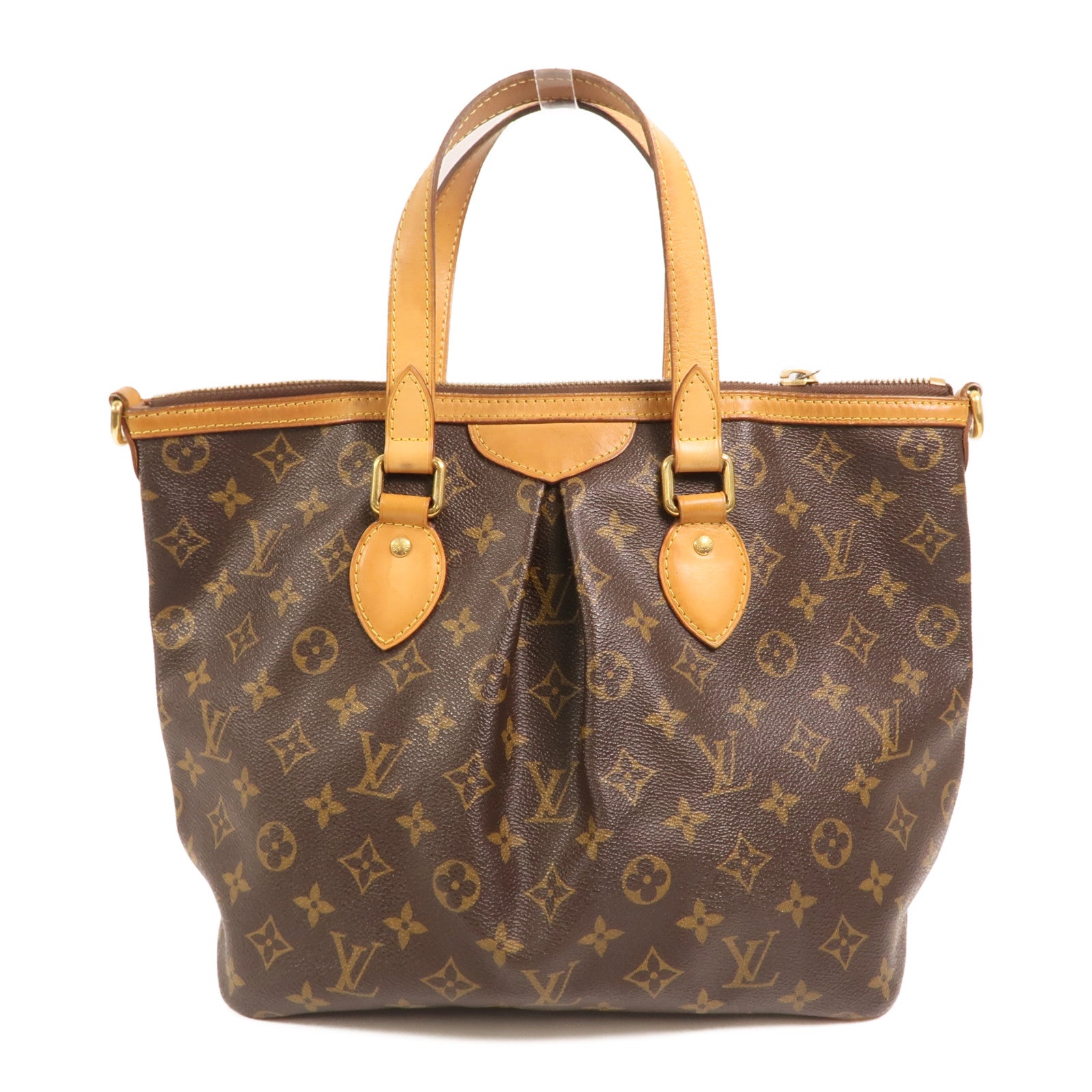 LOUIS VUITTON Monogram Palermo PM金扣手挽肩背兩用袋