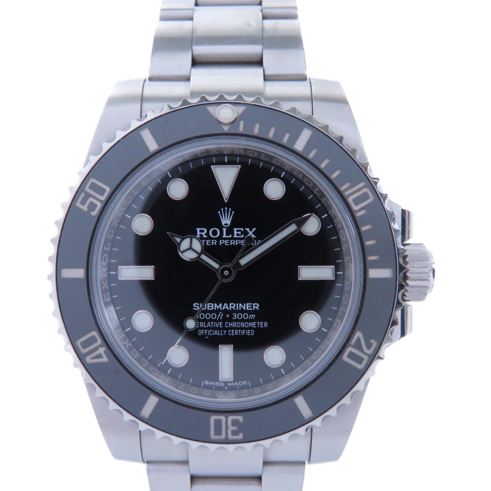ROLEX Submariner 40mm不鏽鋼手錶自動機芯黑色