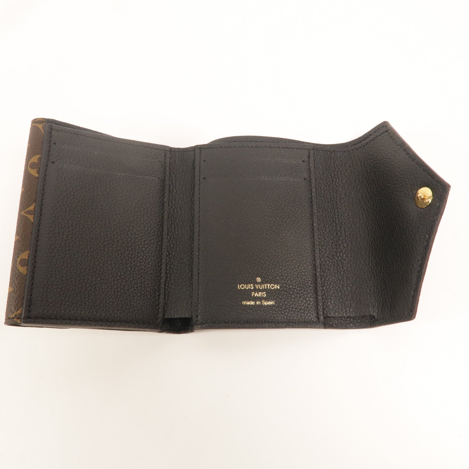 LOUIS VUITTON Monogram/牛皮皮革Double V Wallet錢包