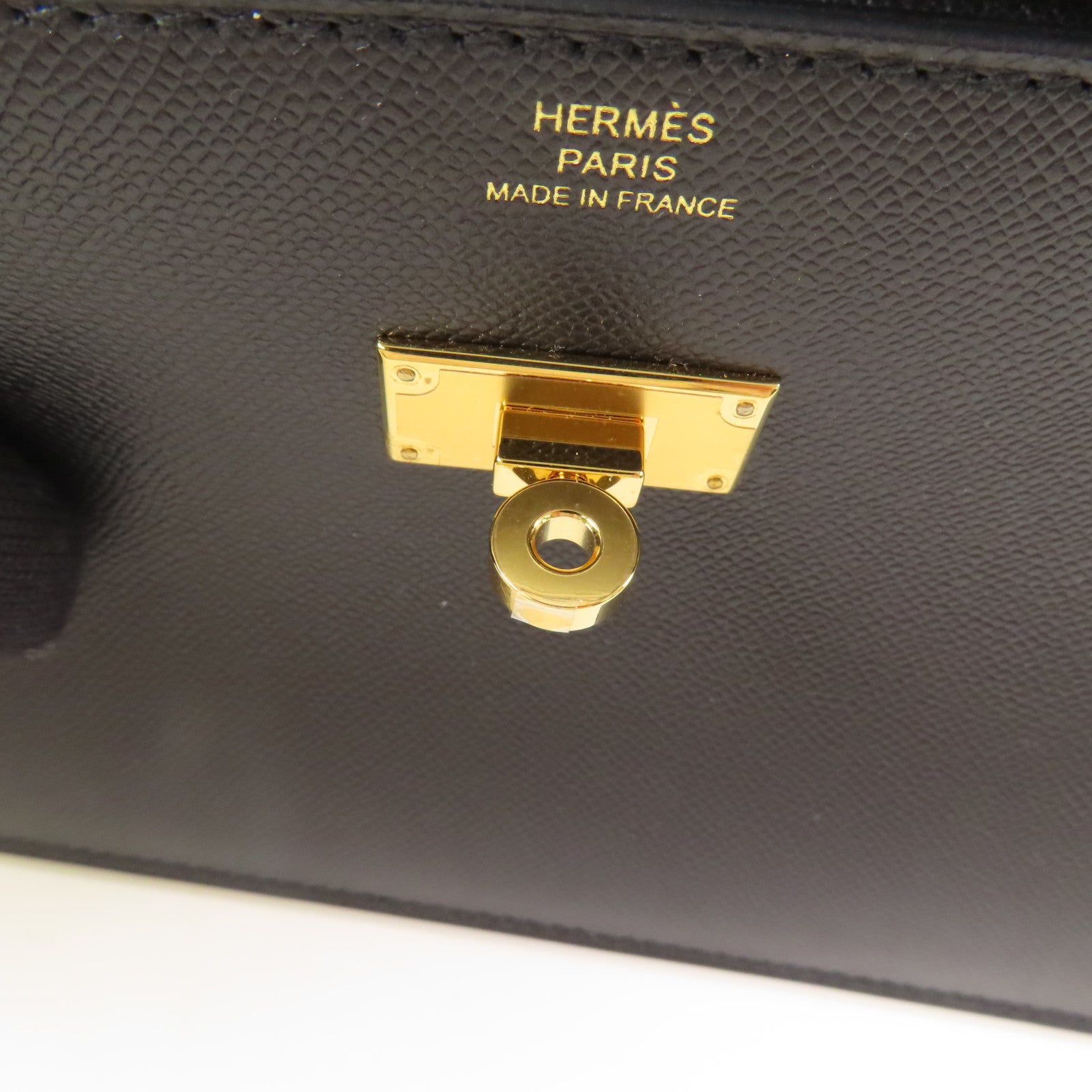 HERMES Madame皮革Kelly Pocket金扣長錢包