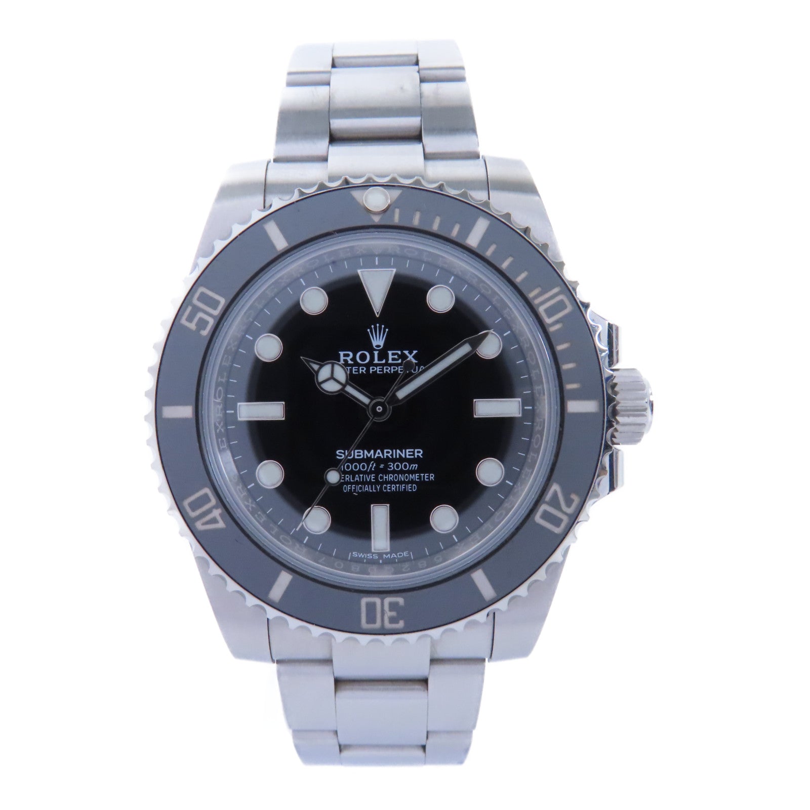ROLEX Submariner 40mm不鏽鋼手錶自動機芯黑色