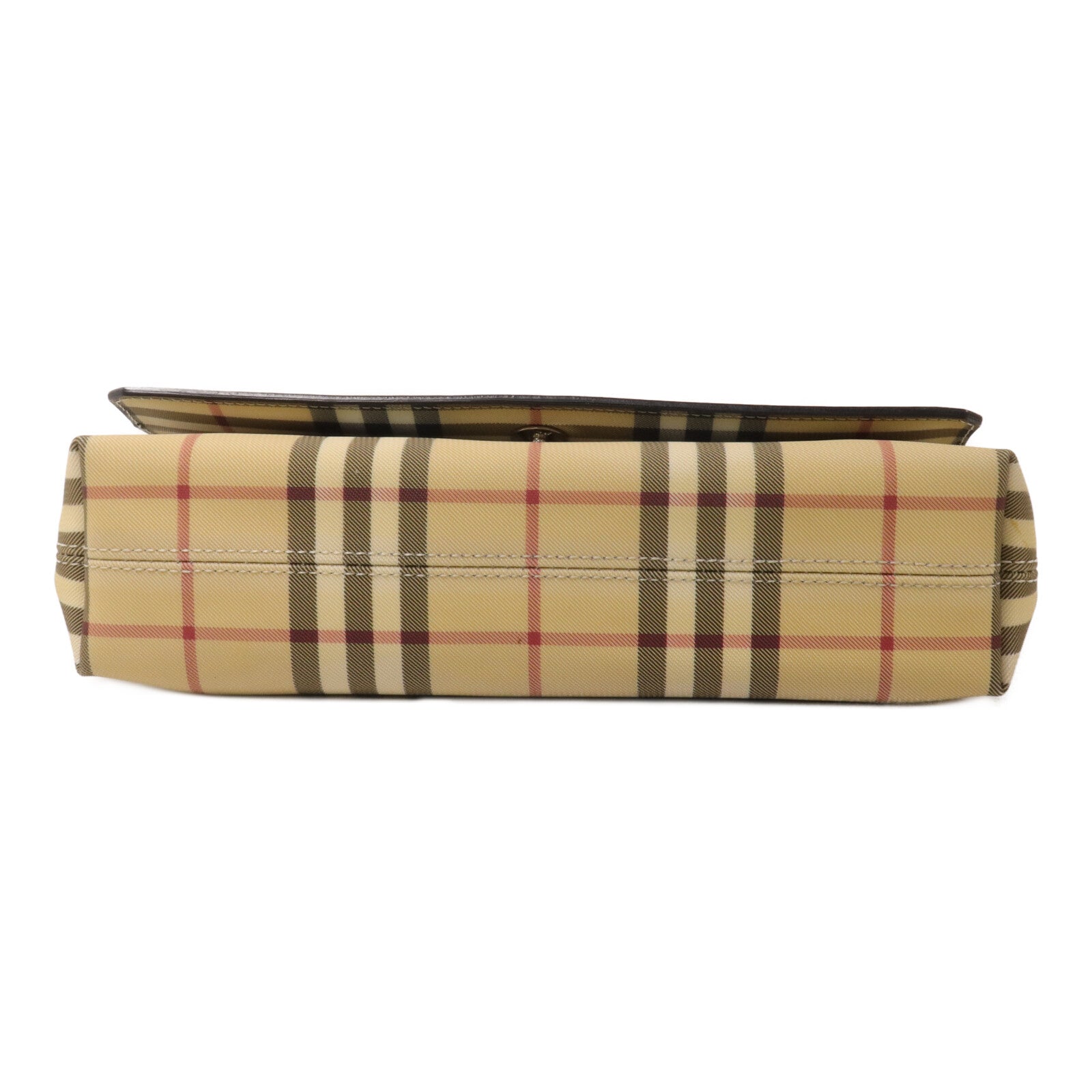 BURBERRY 塗層帆布Nova Check肩背袋
