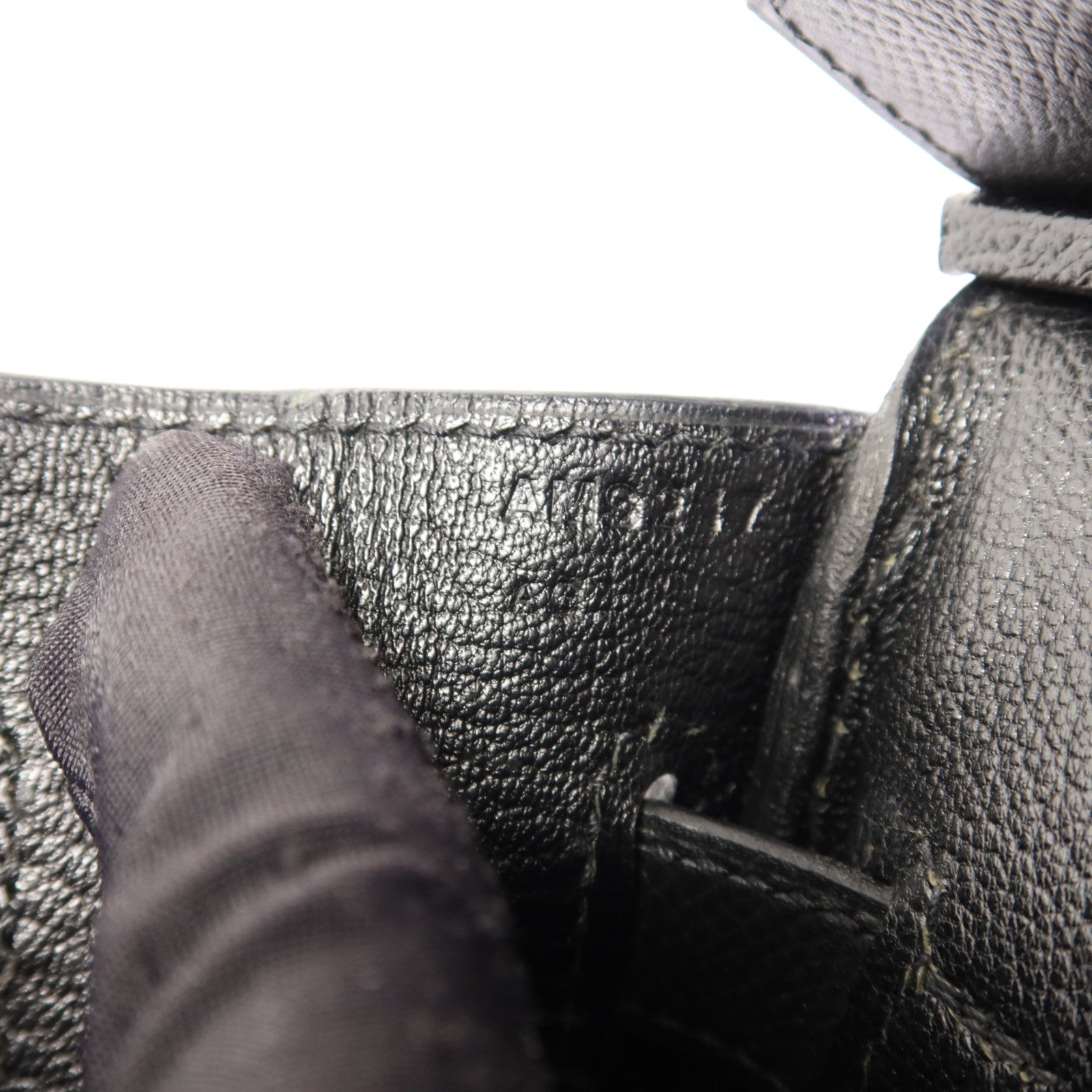 HERMES Epsom皮革Birkin 30銀扣手挽袋Noir